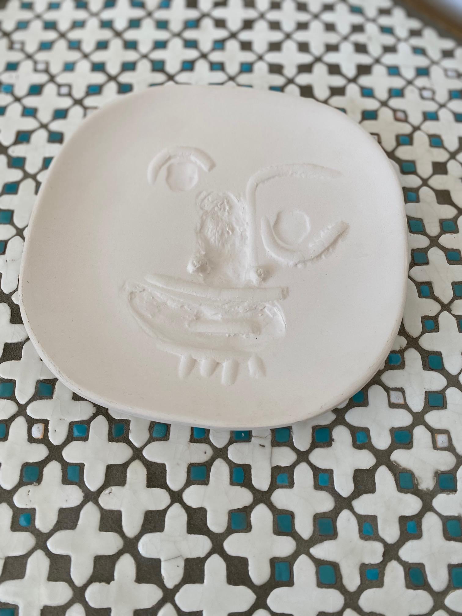 French Picasso Original Ceramic Plate Edition Madoura 