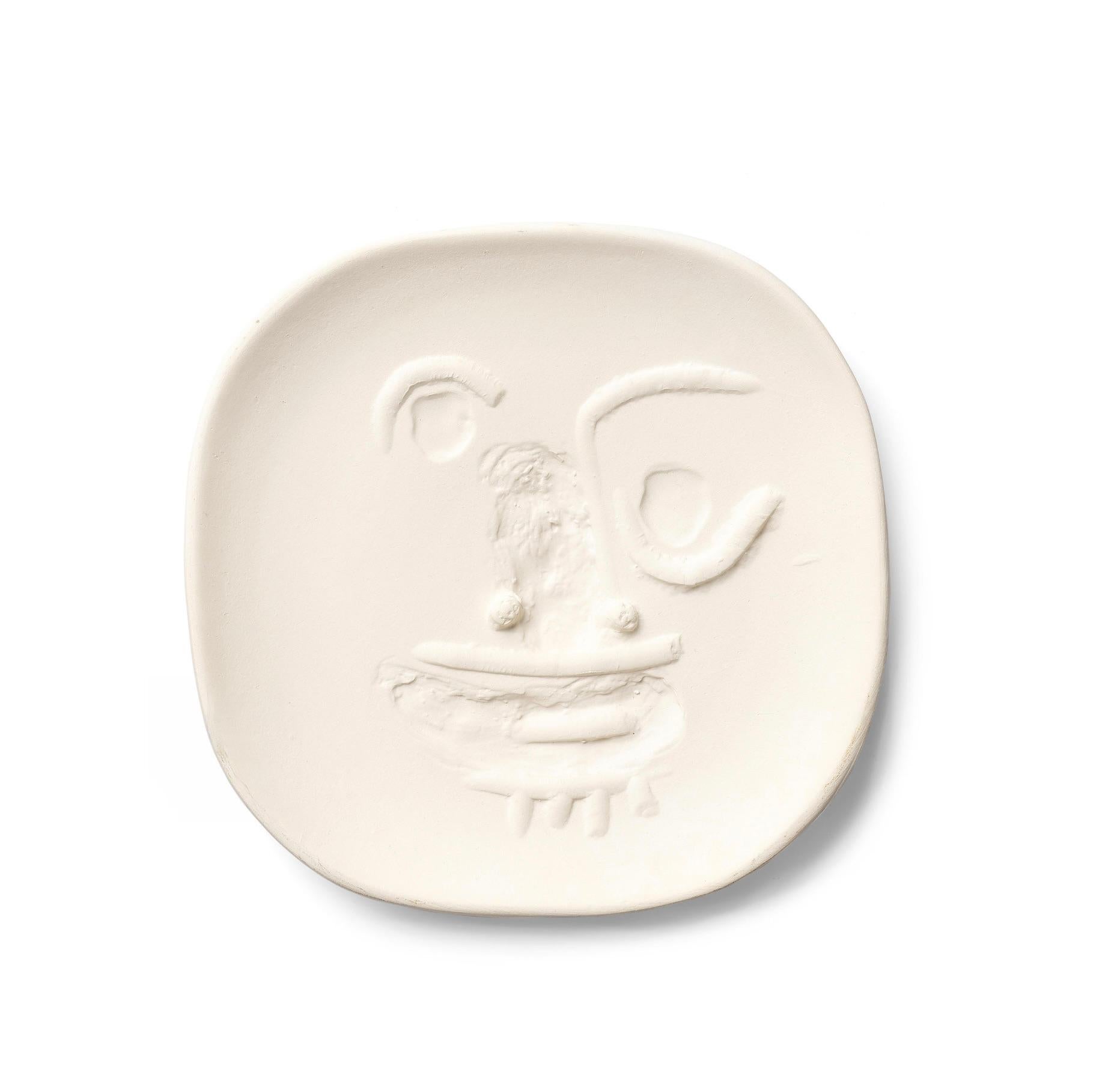Mid-20th Century Picasso Original Ceramic Plate Edition Madoura 