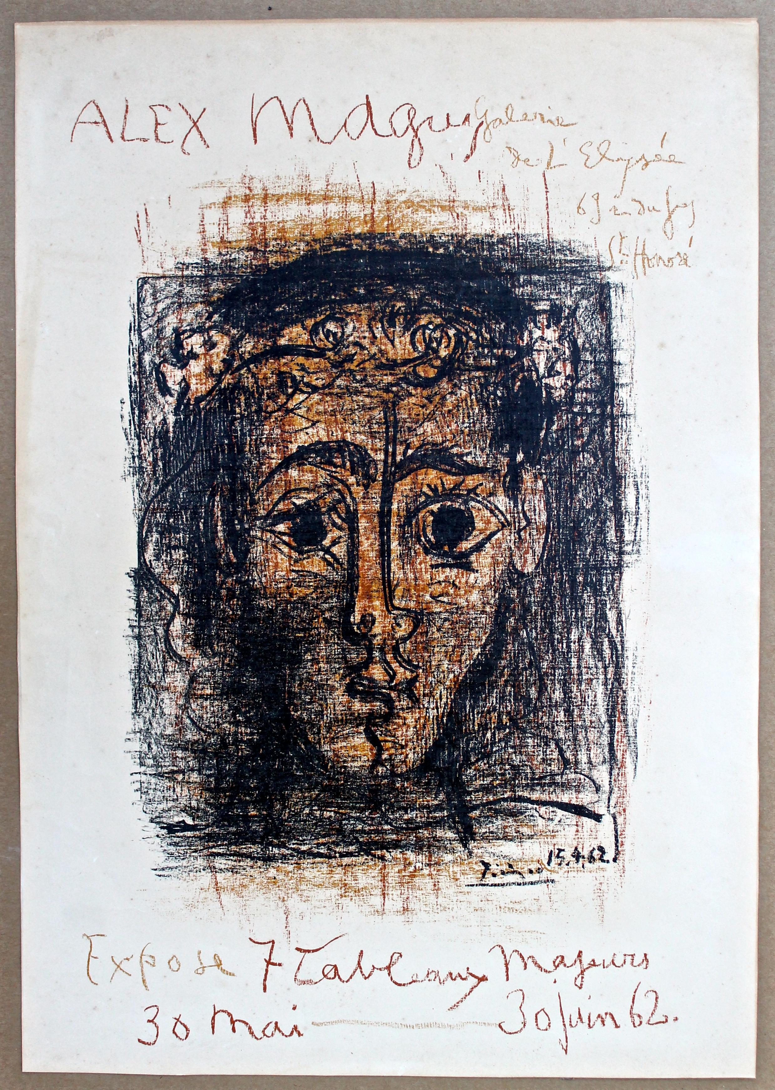 Lithographed in three colors, drawn on transfer papers and transferred to stones. Publisher Alex Maguy had asked Picasso to re-draw the wording of this poster and make it bigger. The artist refused to comply with this request. Run of 2000, no signed