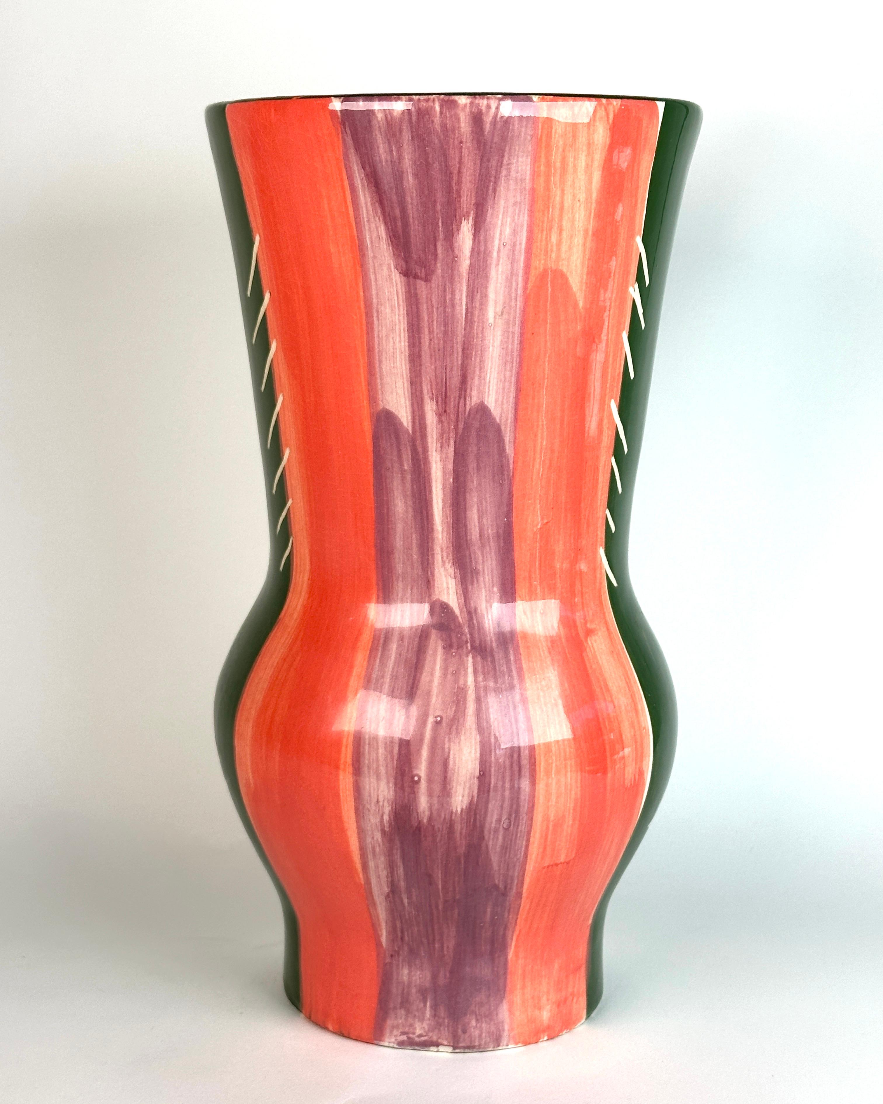 Ceramic Picasso Owl Pottery Vase, Stamped Padilla Edition
