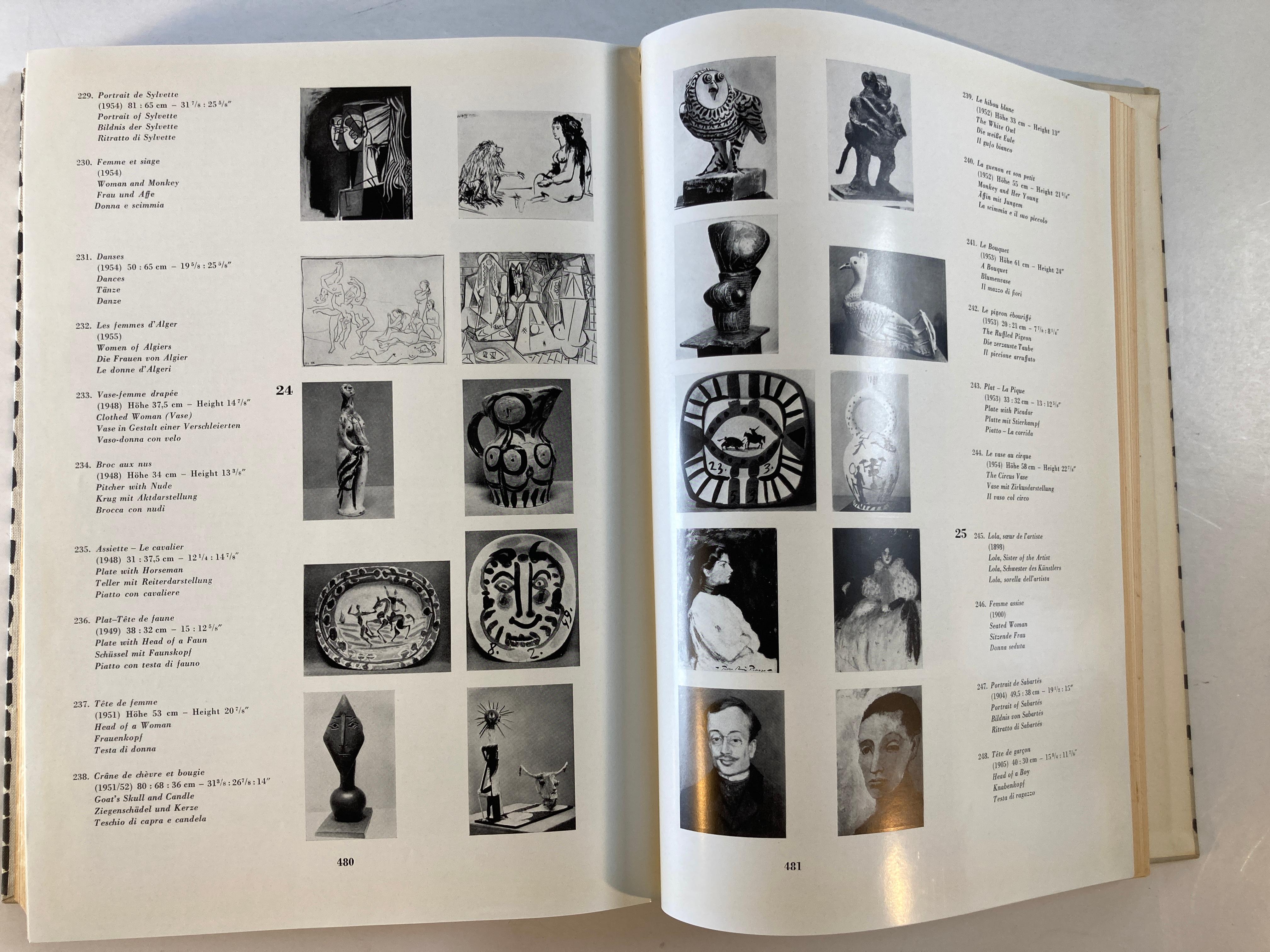 Picasso Paris, Boeck and Sabart Vintage, 1955, First Edition Art Book For Sale 3