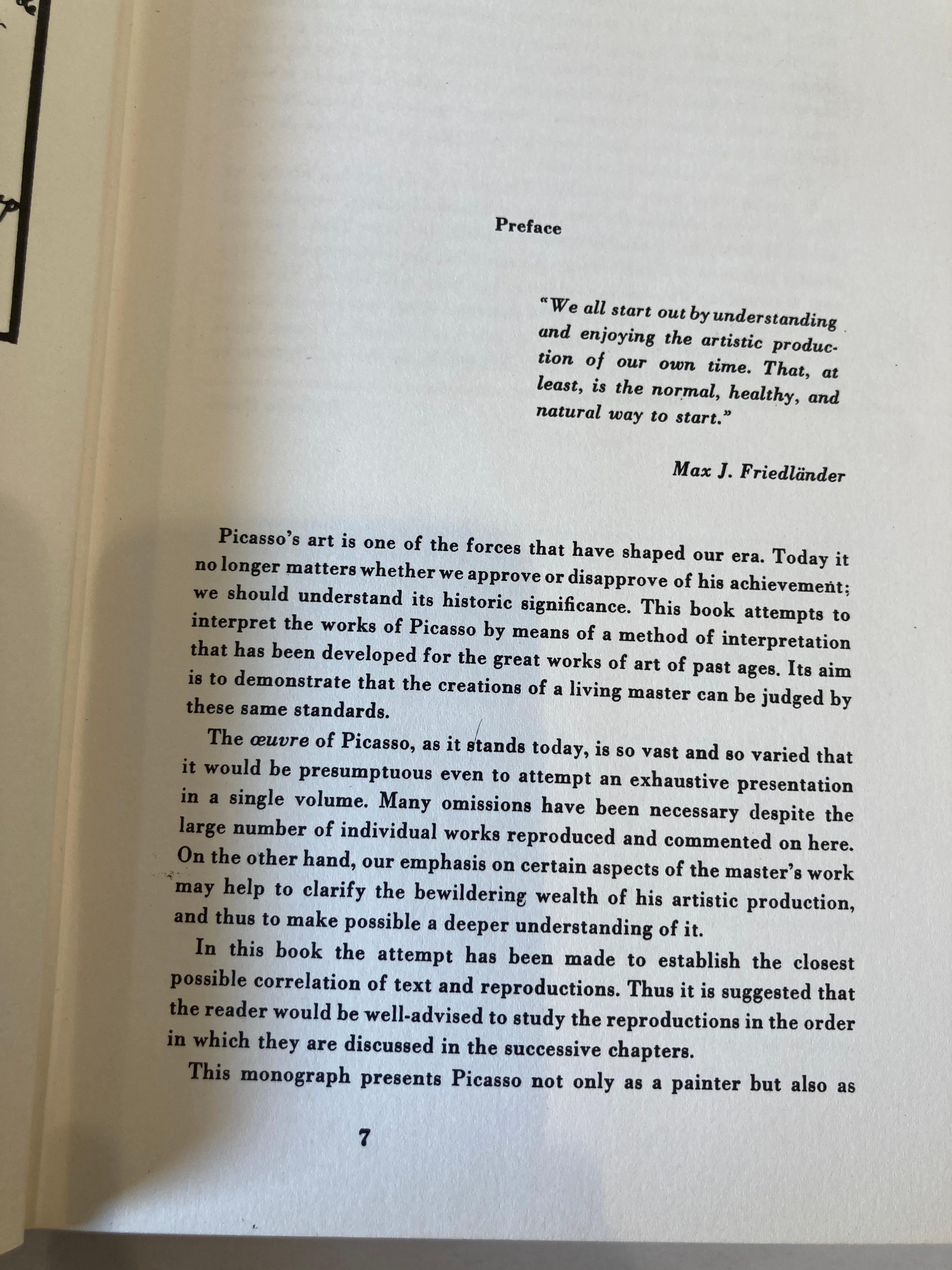 Livre d'art de collection Pablo Picasso, première édition, 1955 en vente 4