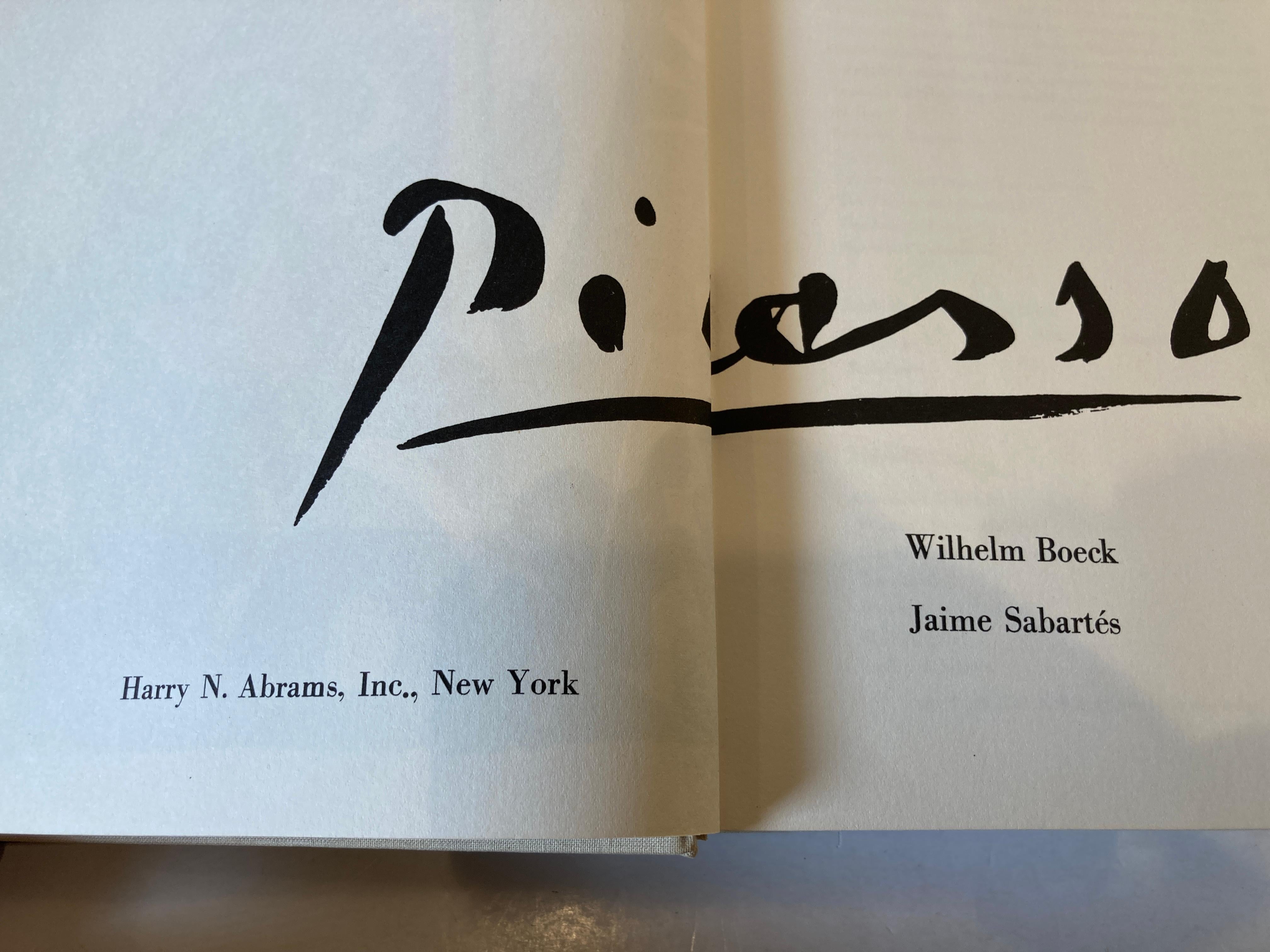 Pablo Picasso Collectible Art Book First Edition, 1955 In Good Condition For Sale In North Hollywood, CA