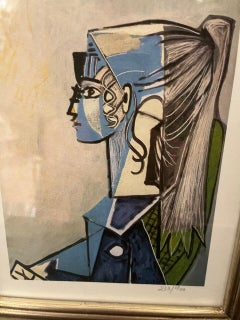 Picasso "Portrait of Sylvette David in Geen Armchair" Giclee # 233 of 900