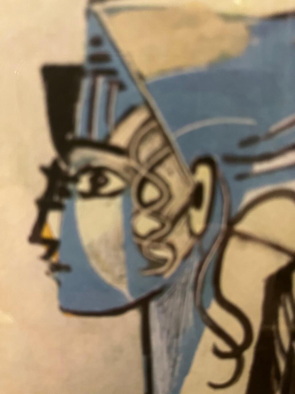 Picasso „Porträt von Sylvette David in Geen-Sessel“, Giclee # 233 von 900, Giclee im Zustand „Gut“ in Houston, TX