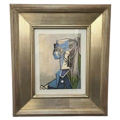 Picasso "Portrait of Sylvette David in Geen Armchair" Giclee # 233 of 900
