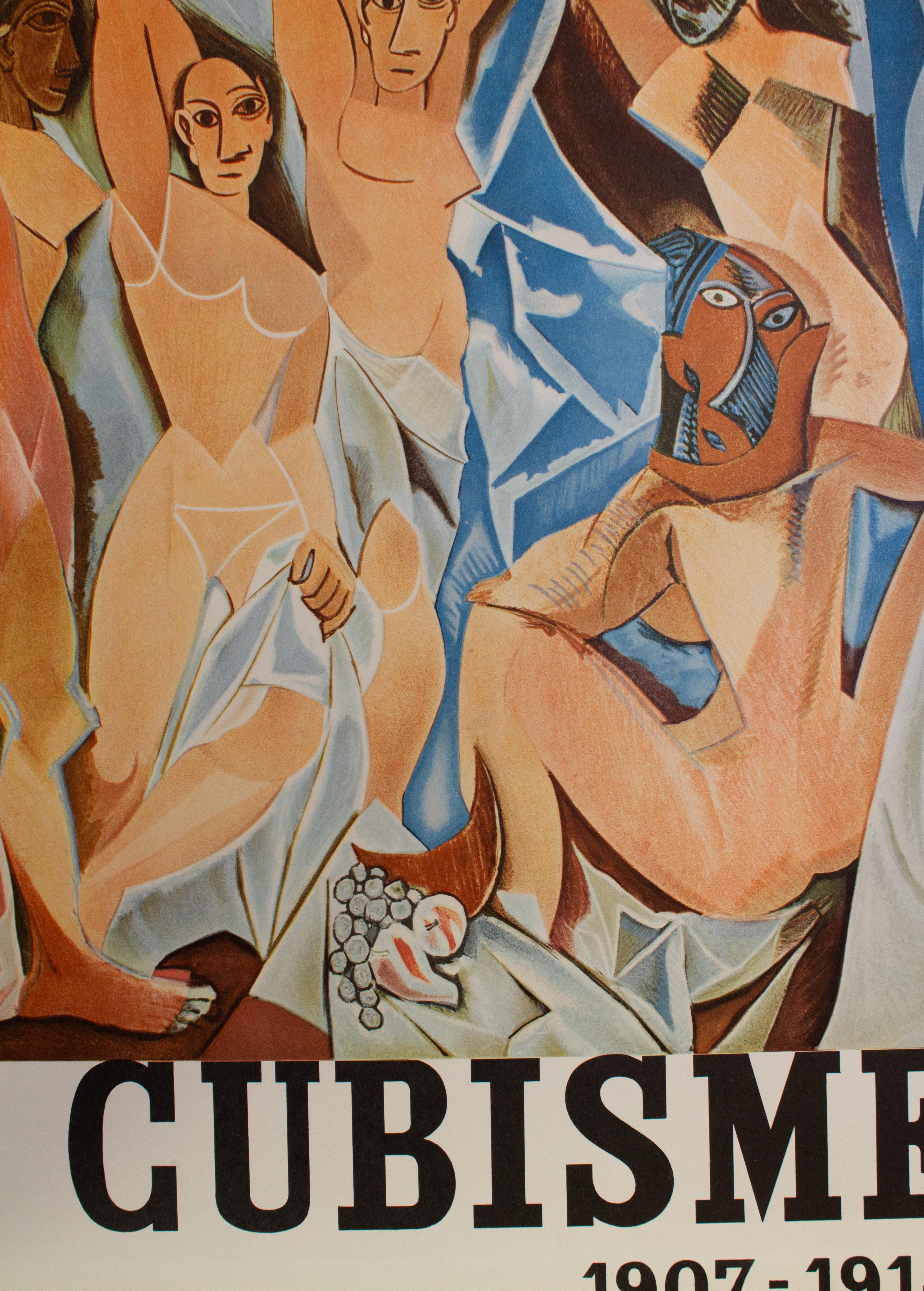 Picasso-Plakat, Le Cubisme, Museum 1907-1914. National D'Art Moderne, Paris 1953 (Mitte des 20. Jahrhunderts) im Angebot
