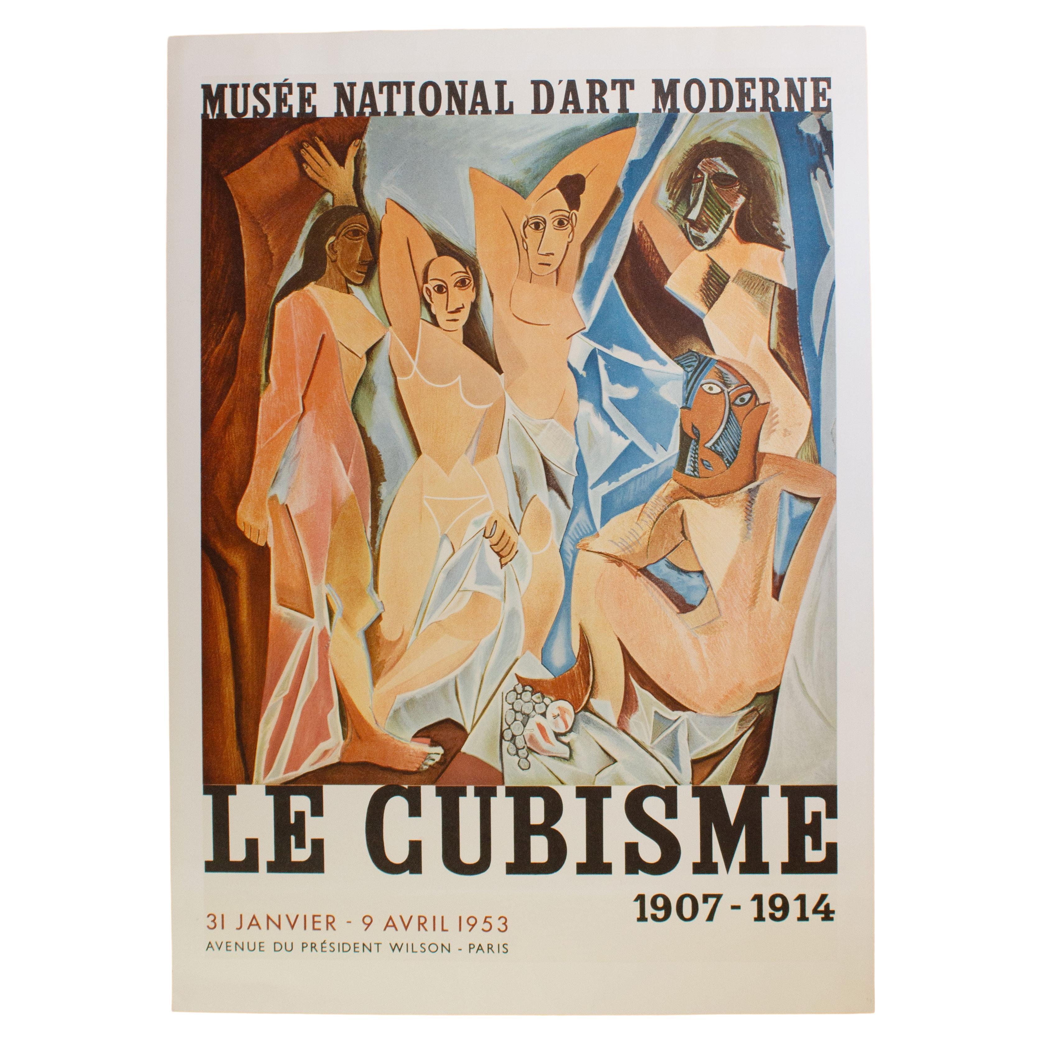 Cartel de Picasso, Le Cubisme, Museo 1907-1914. Nacional de Arte Moderno, París 1953