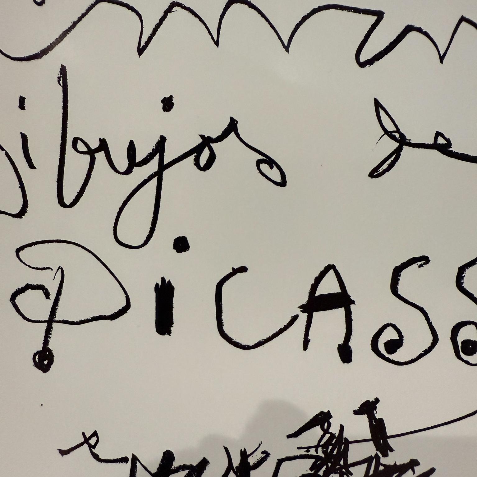 Picasso-Poster, Original Sala Gaspar 61, Dibujos de Picasso, Original (Papier) im Angebot
