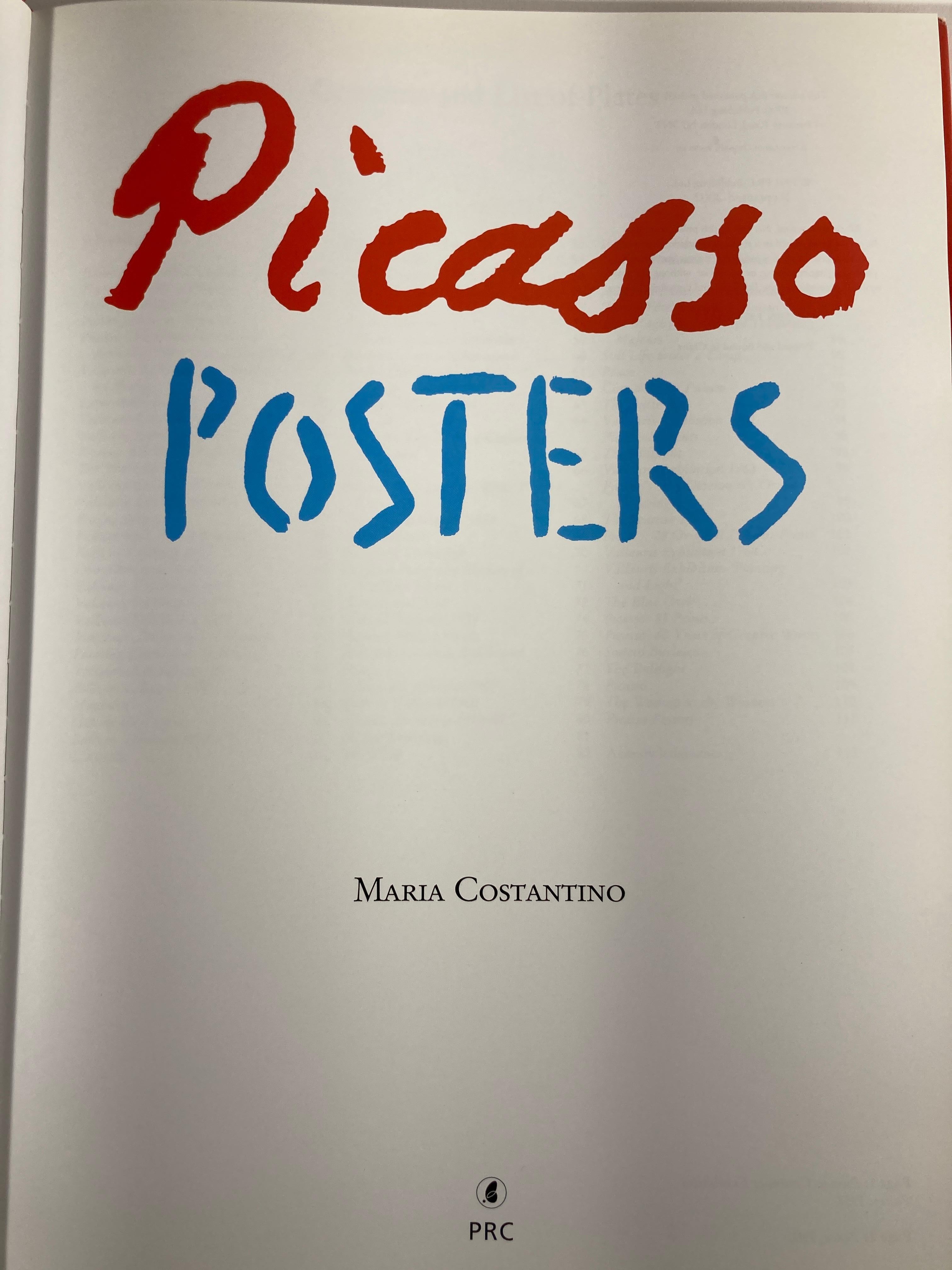 Paper 'Picasso Posters' Cubism Red Pablo Picasso Large Hardcover Art Book