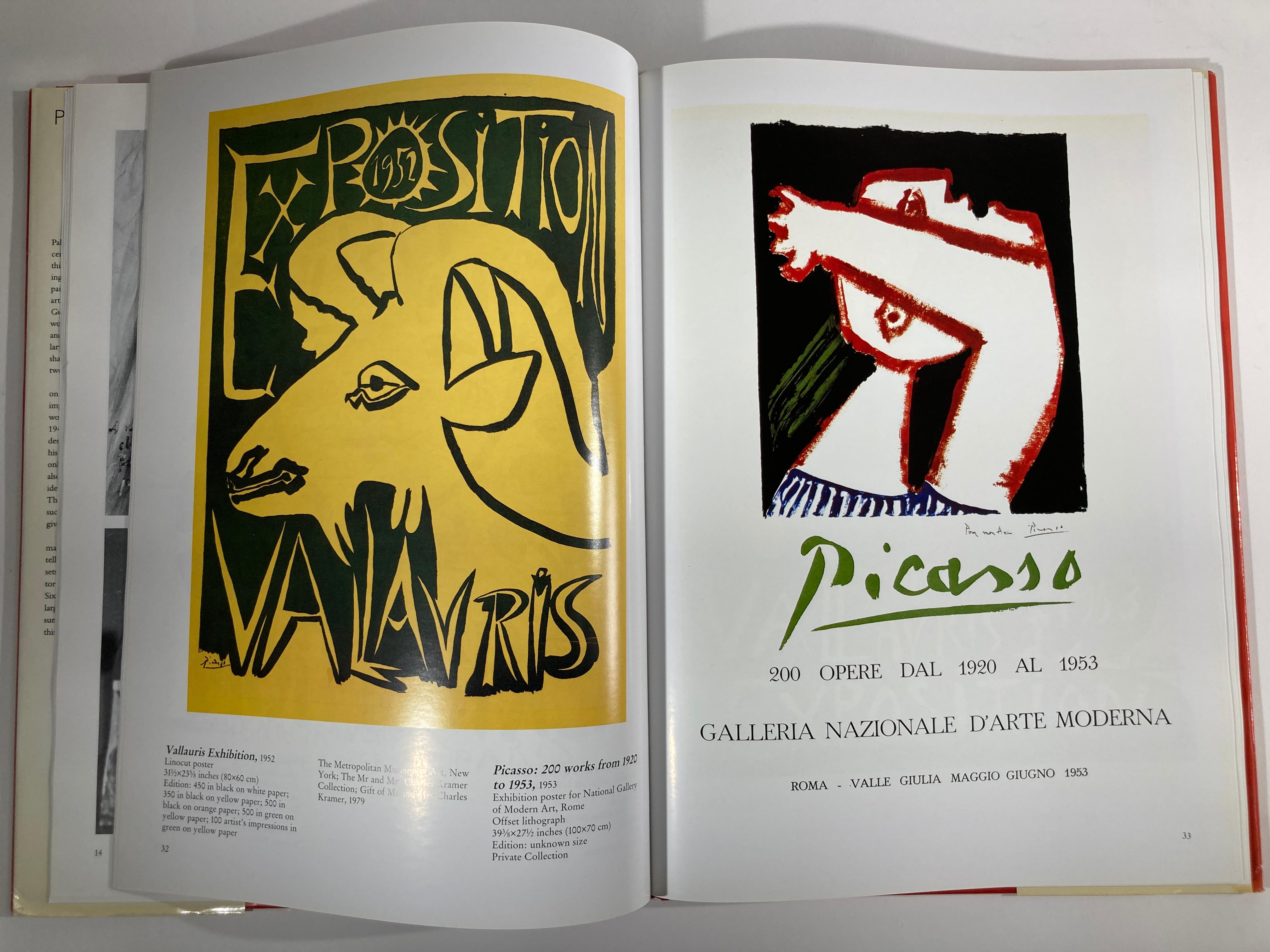 'Picasso Posters' Cubism Red Pablo Picasso Large Hardcover Art Book 2