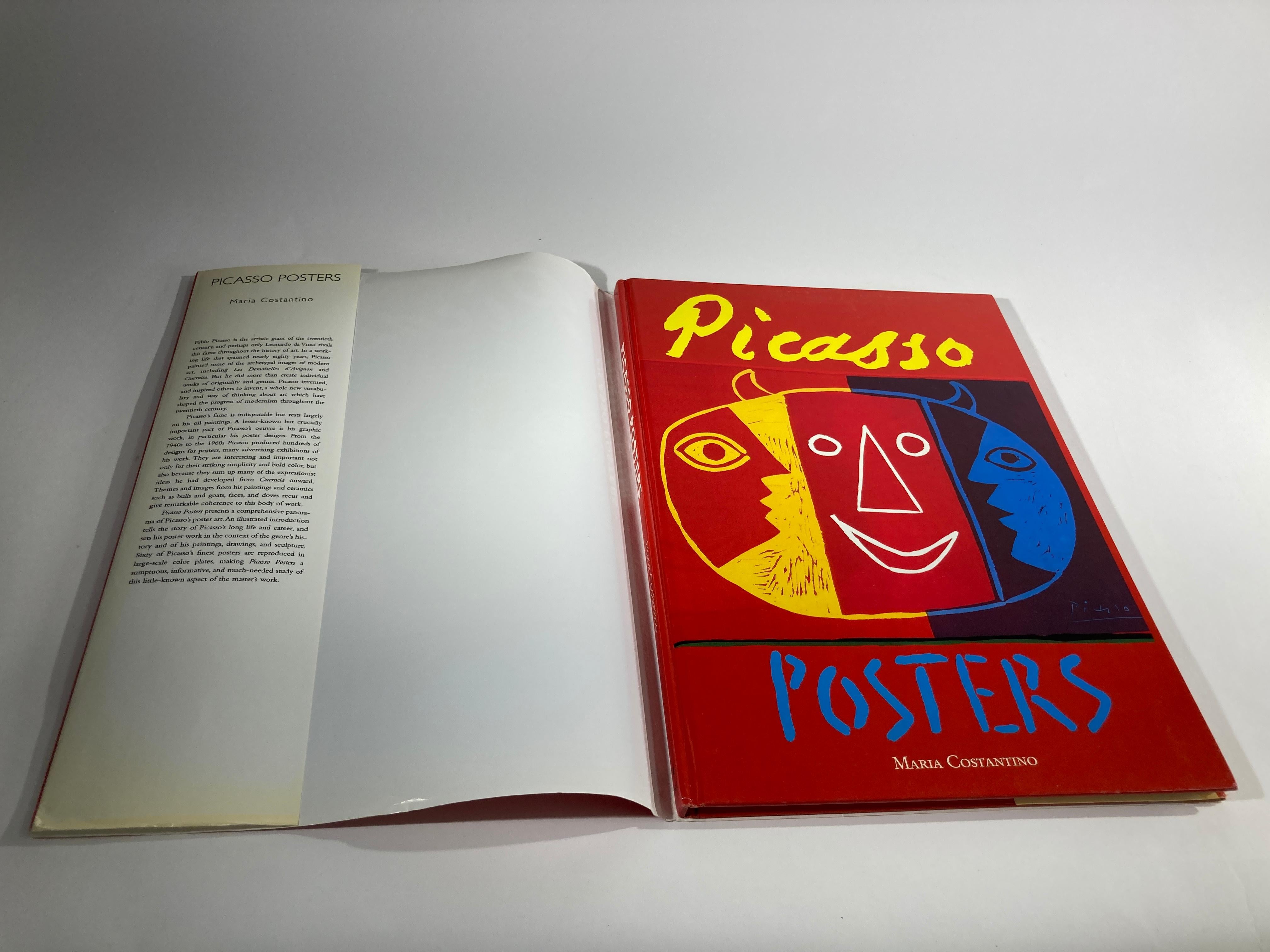 American 'Picasso Posters' Cubism Red Pablo Picasso Large Hardcover Art Book