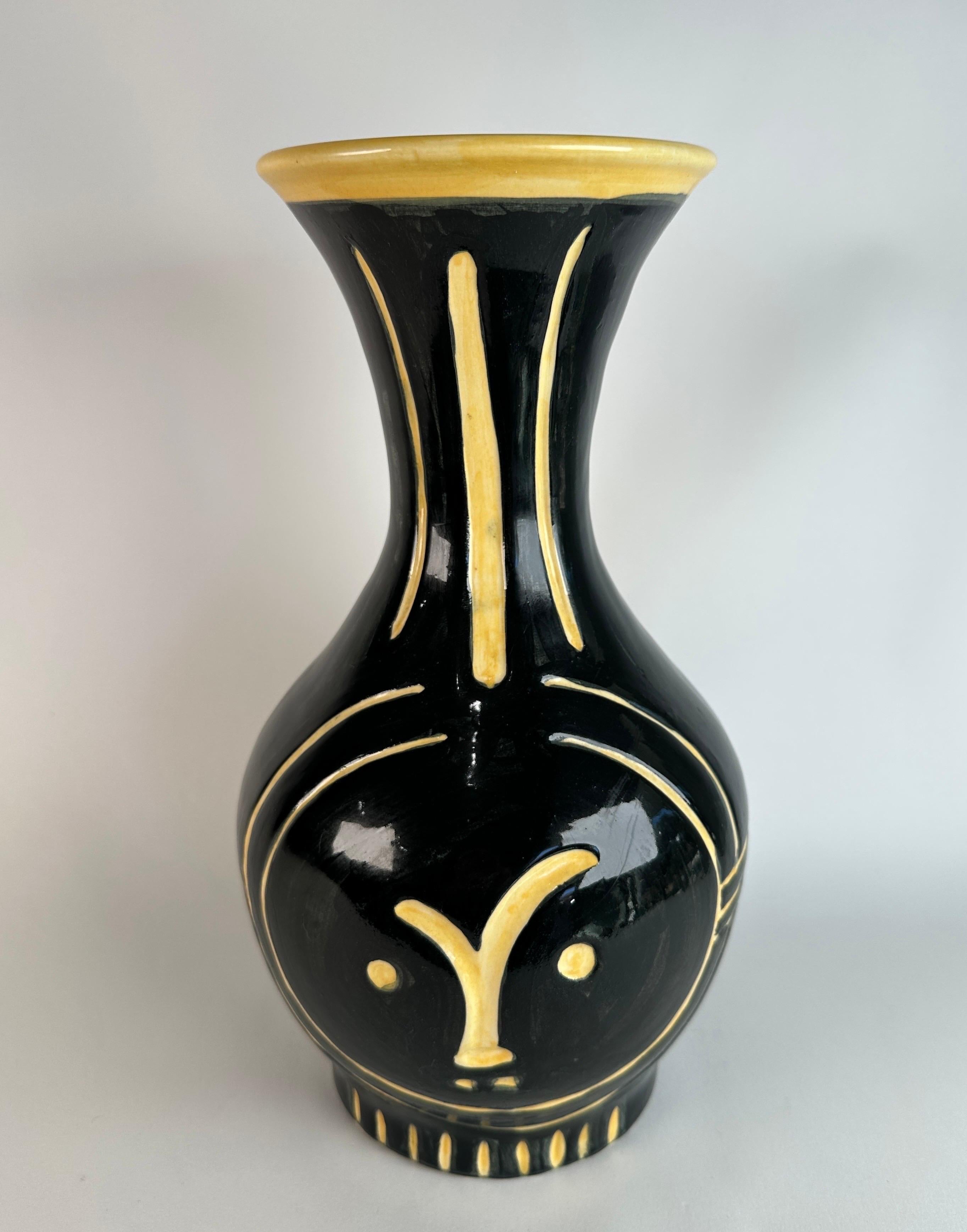 Ceramica Vaso in ceramica Picasso, edizione timbrata da Padilla in vendita
