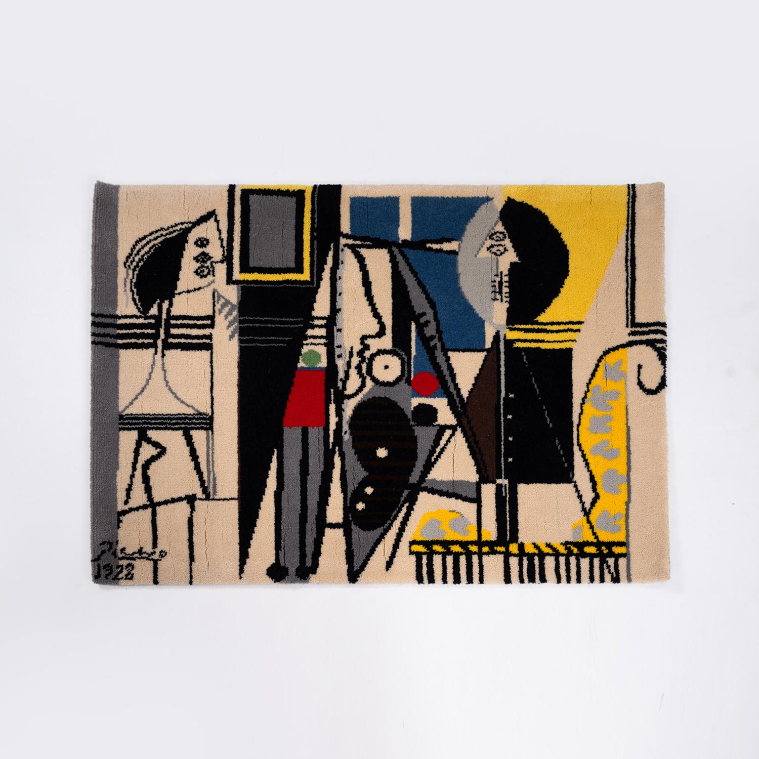 Modern Picasso rug or wall carpet 