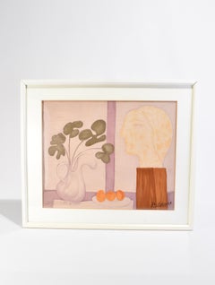 Picasso Silk Scarf, Framed