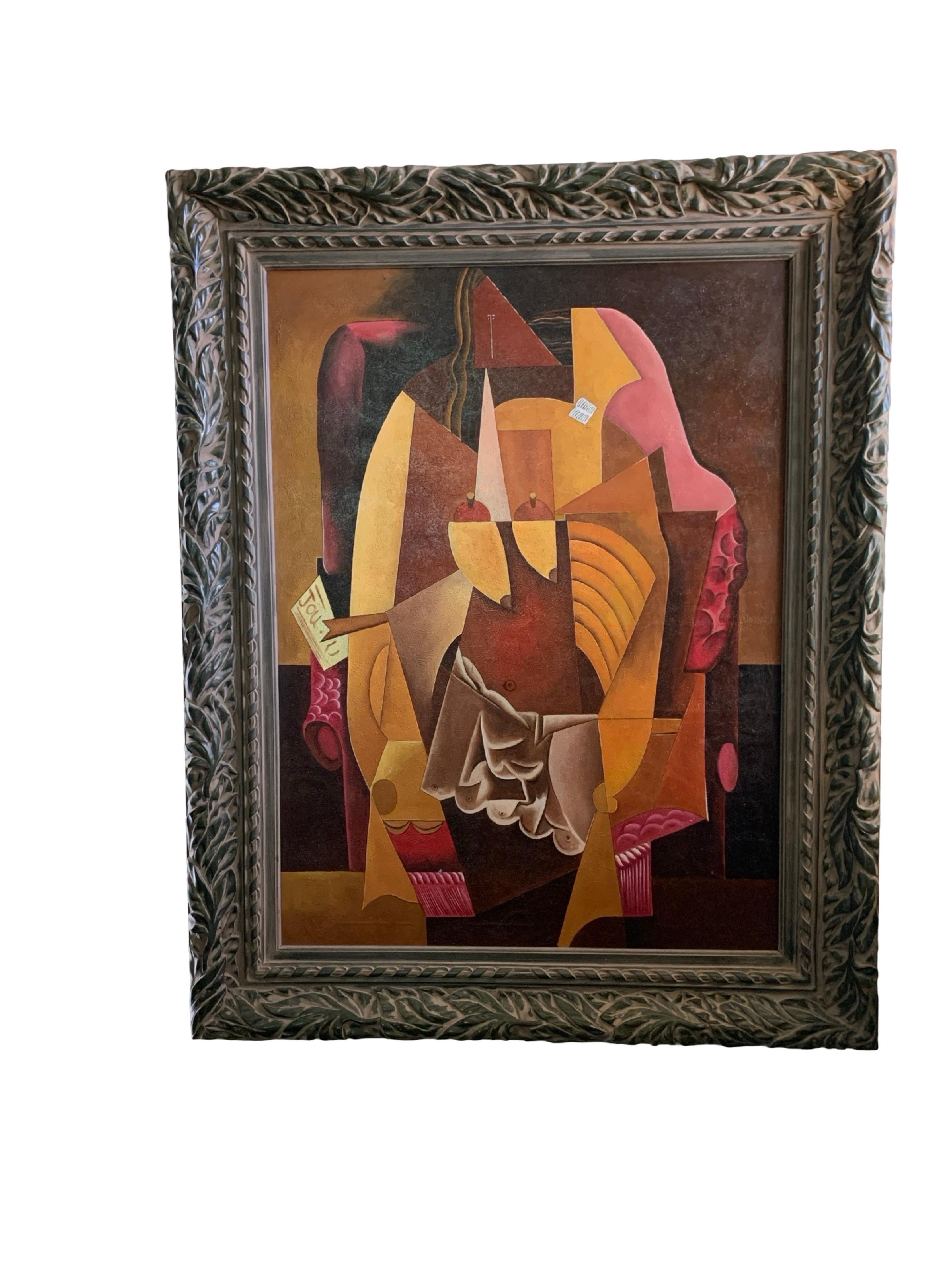 Toile Peinture de style Picasso 