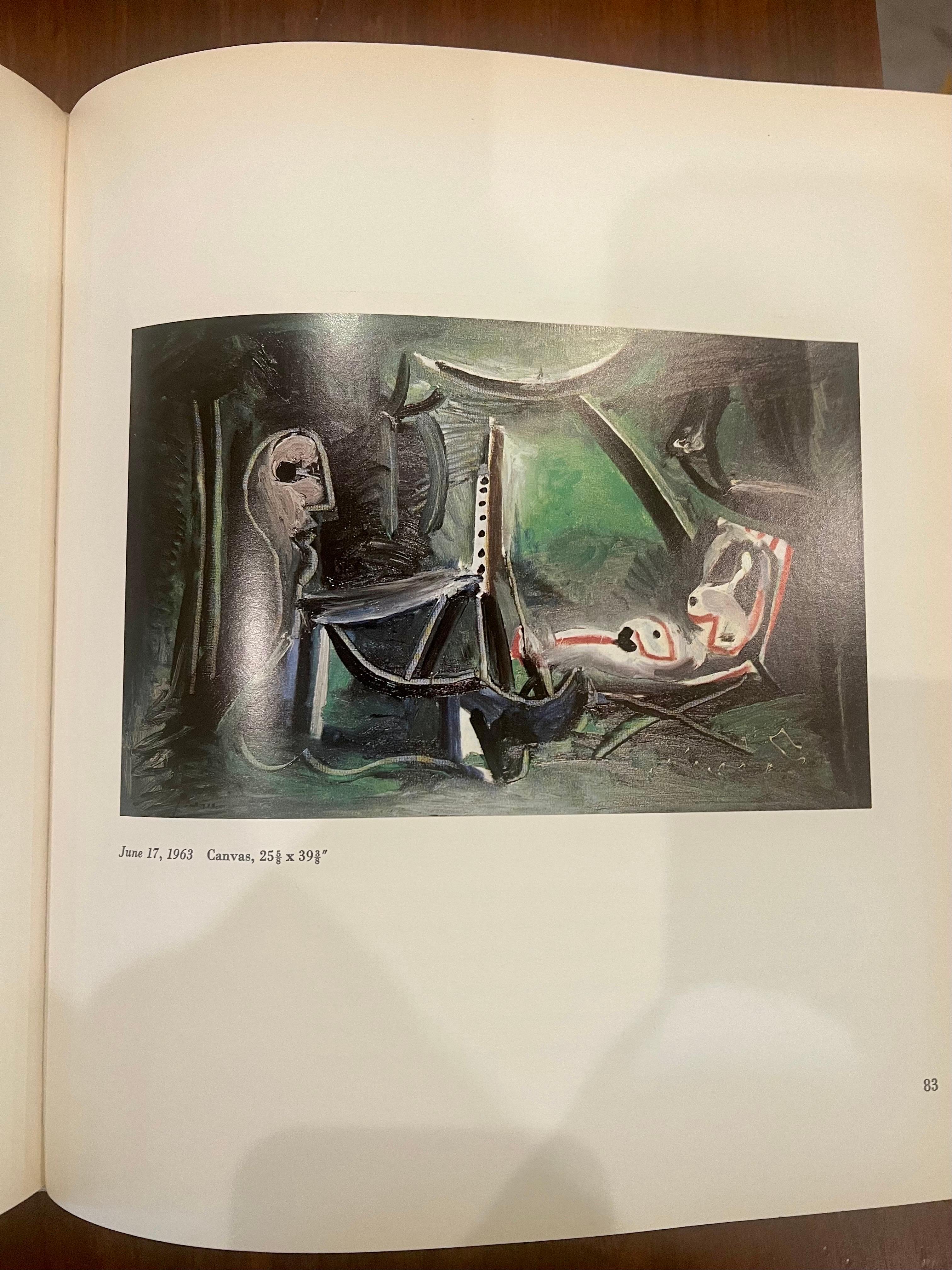 Mid-Century Modern Picasso The Artist And His Model Book By Abrams Hard Cover With Lithos