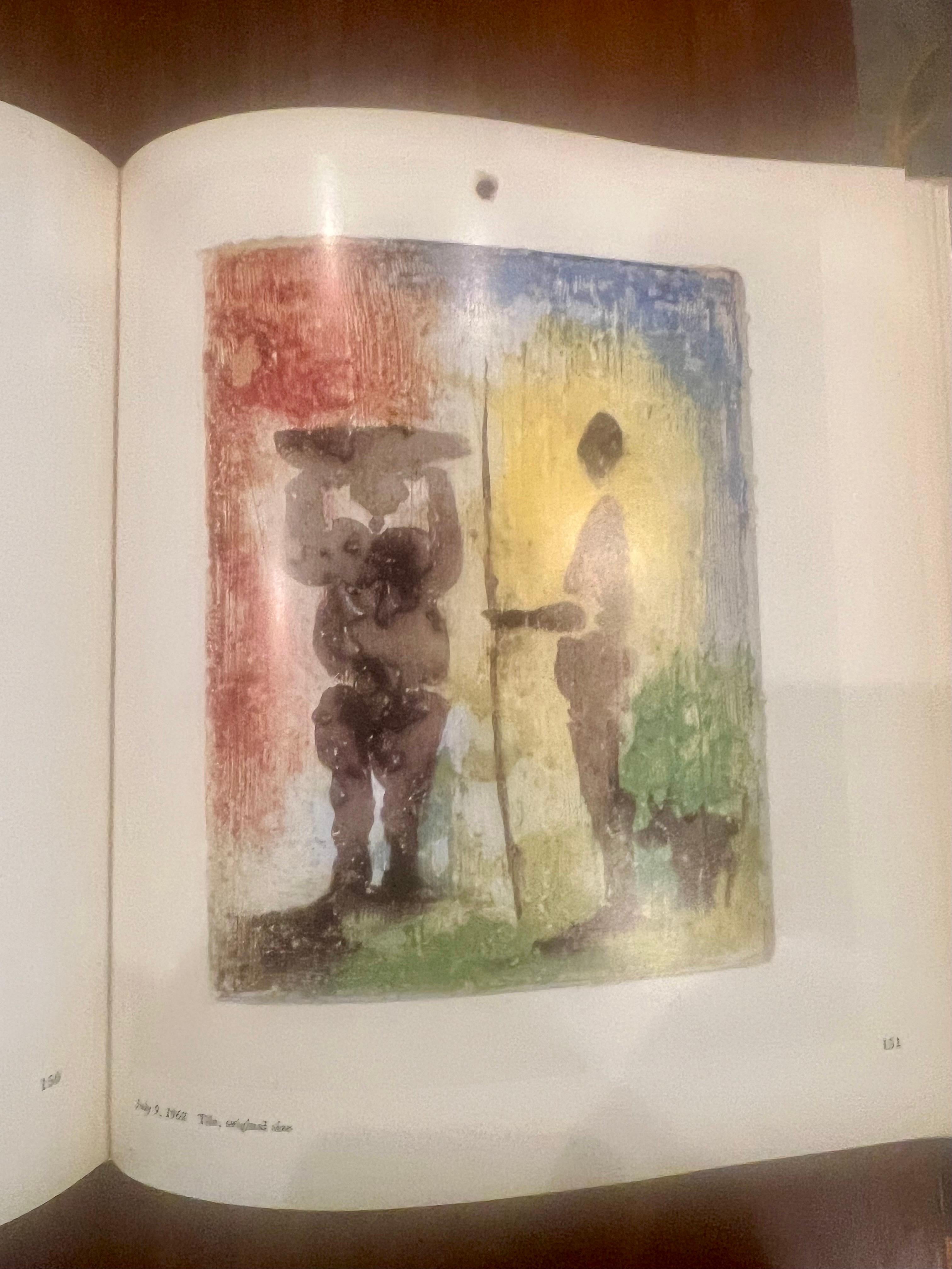 Picasso The Artist And His Model Book By Abrams Hard Cover With Lithos In Good Condition In San Diego, CA