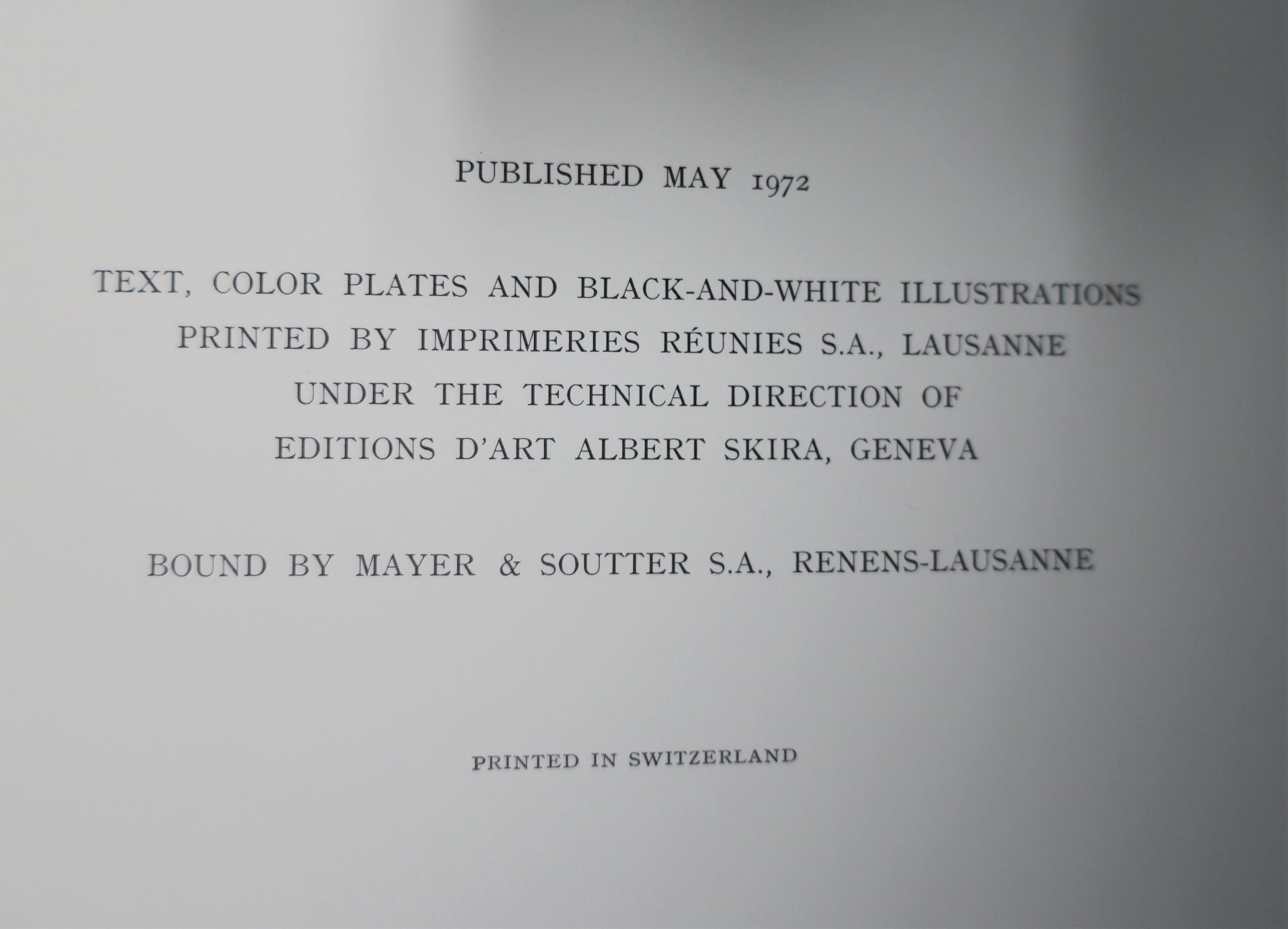 Picasso, The Artist of the Century, Library or Coffee Table Book, circa 1970s 9