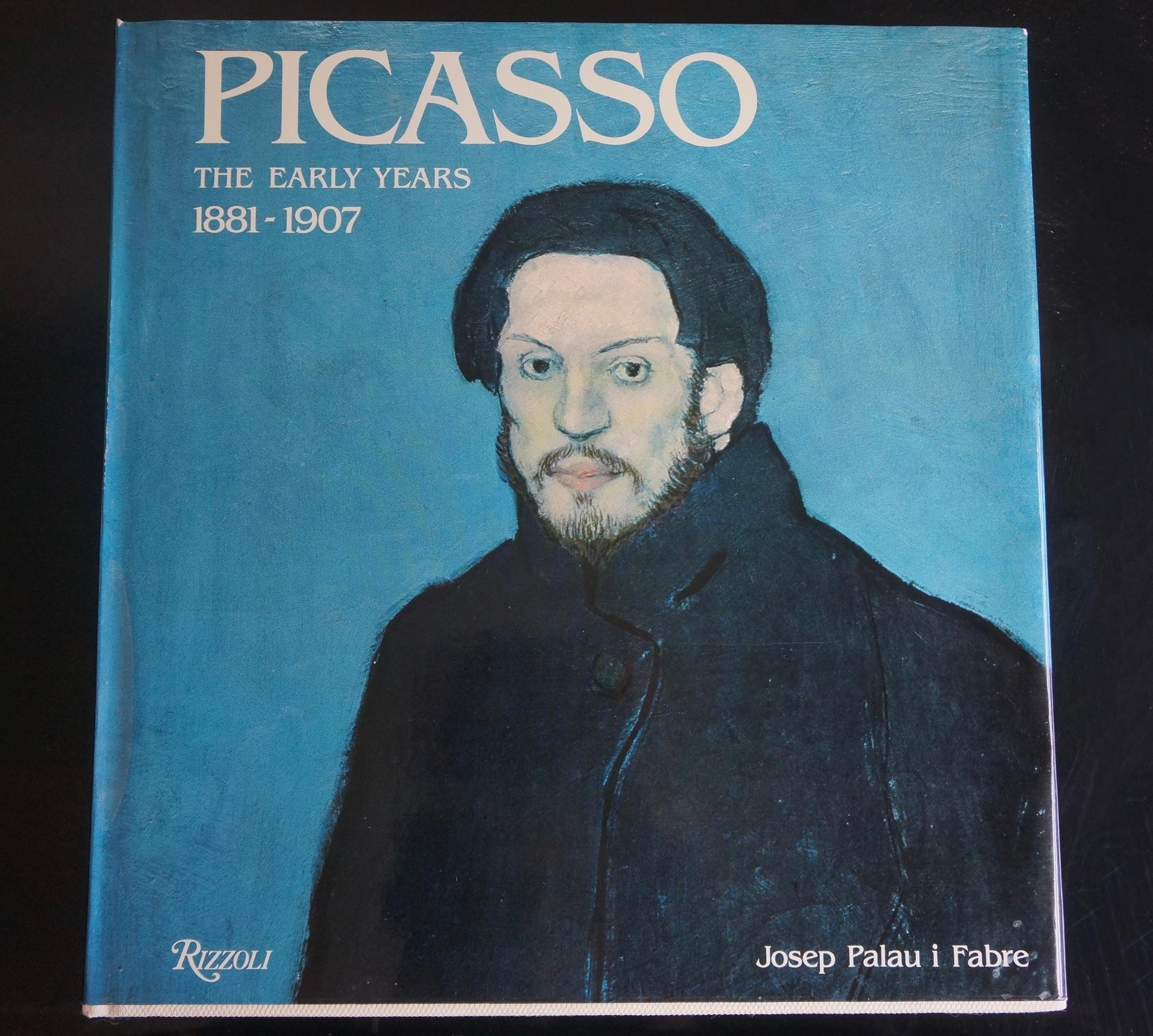 20th Century ‘Picasso The Early Years 1881-1907’ Hardcover Art Book by Palau i Fabre  For Sale