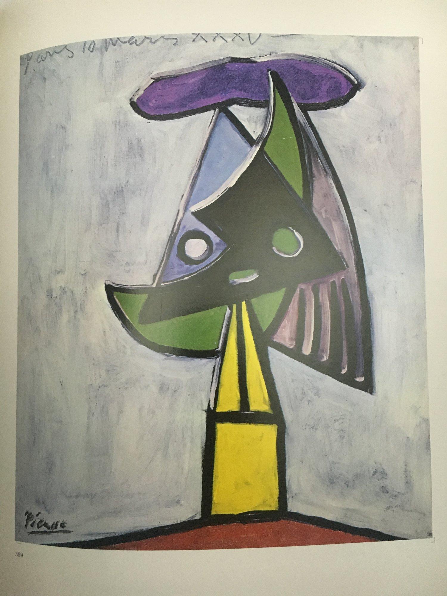 Trueing 1. Auflage, Editions Cercle D'Art Paris 1967
Französische Sprache

Douglas Cooper untersucht die Rolle, die das Theaterdesign in Picassos Leben spielte, und stützt sich dabei auf Archivmaterial und Analysen seiner Gemälde. Das Buch bietet