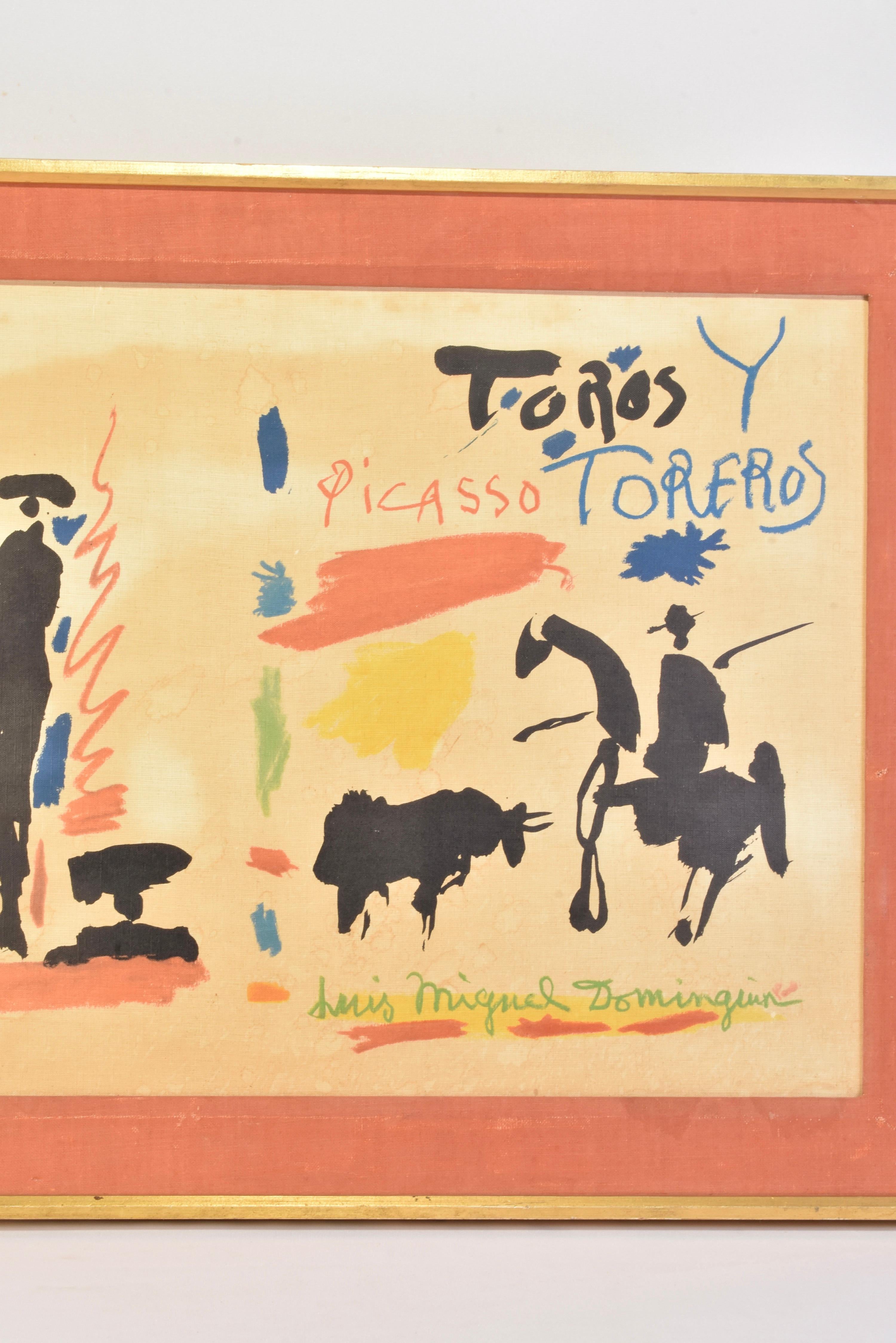 Picasso, Toros Y Toreros Framed In Fair Condition In Richmond, VA