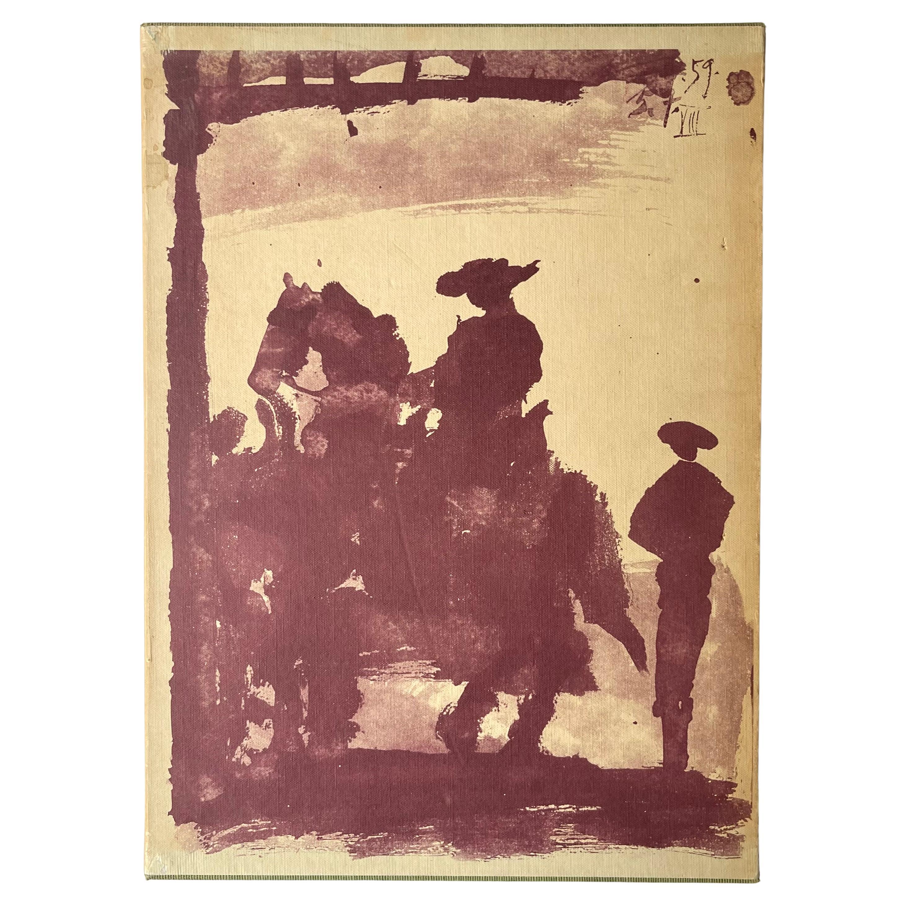 First true edition, published by Cercle D'art Paris 1961. Lithographs by Mourlot

A scarce first edition copy in original slipcase of Pablo Picasso's seminal "Toros y Toreros" artists’ book. The book reproduces three sketchbooks by Pablo Picasso in
