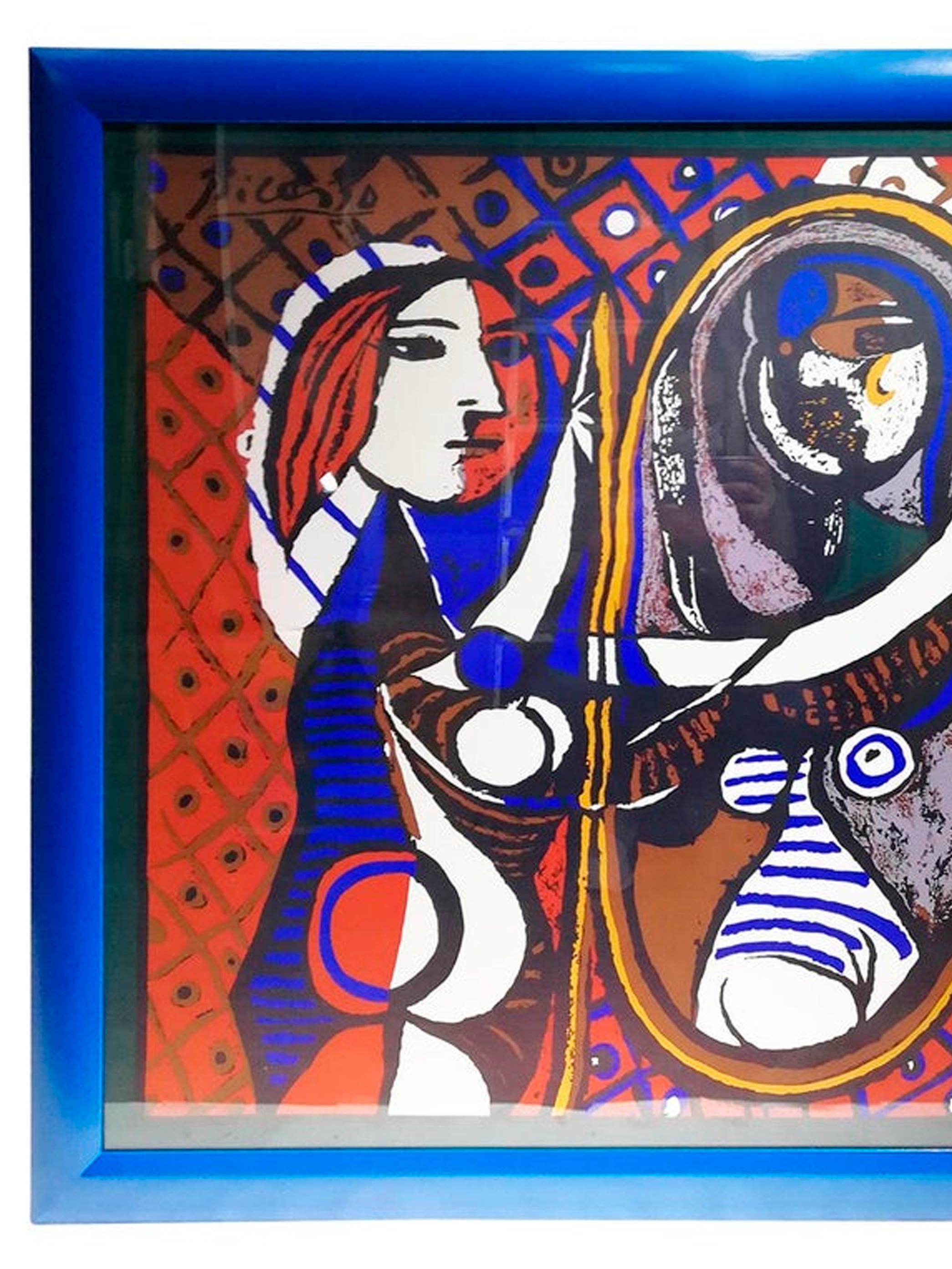 Legno Sciarpa Picasso Unique con cornice, 1960 circa in vendita
