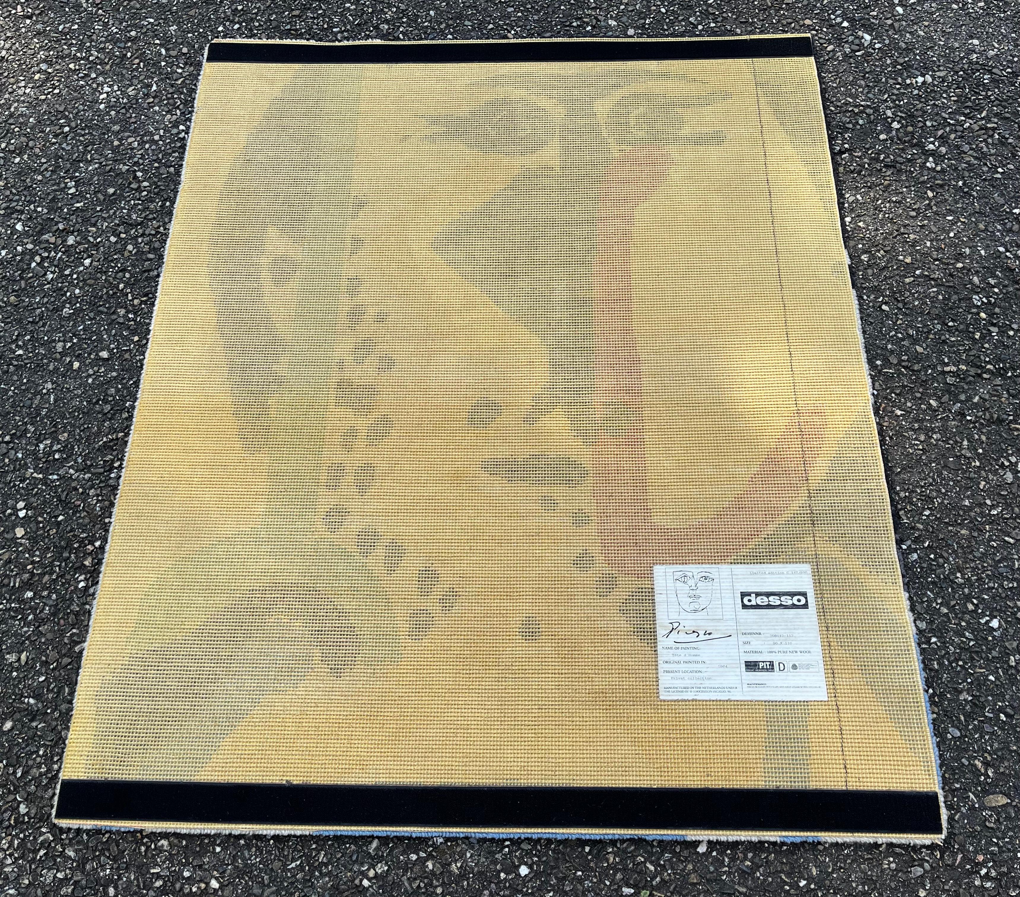 Picasso Wall Rug for Desso Limited Edition 4