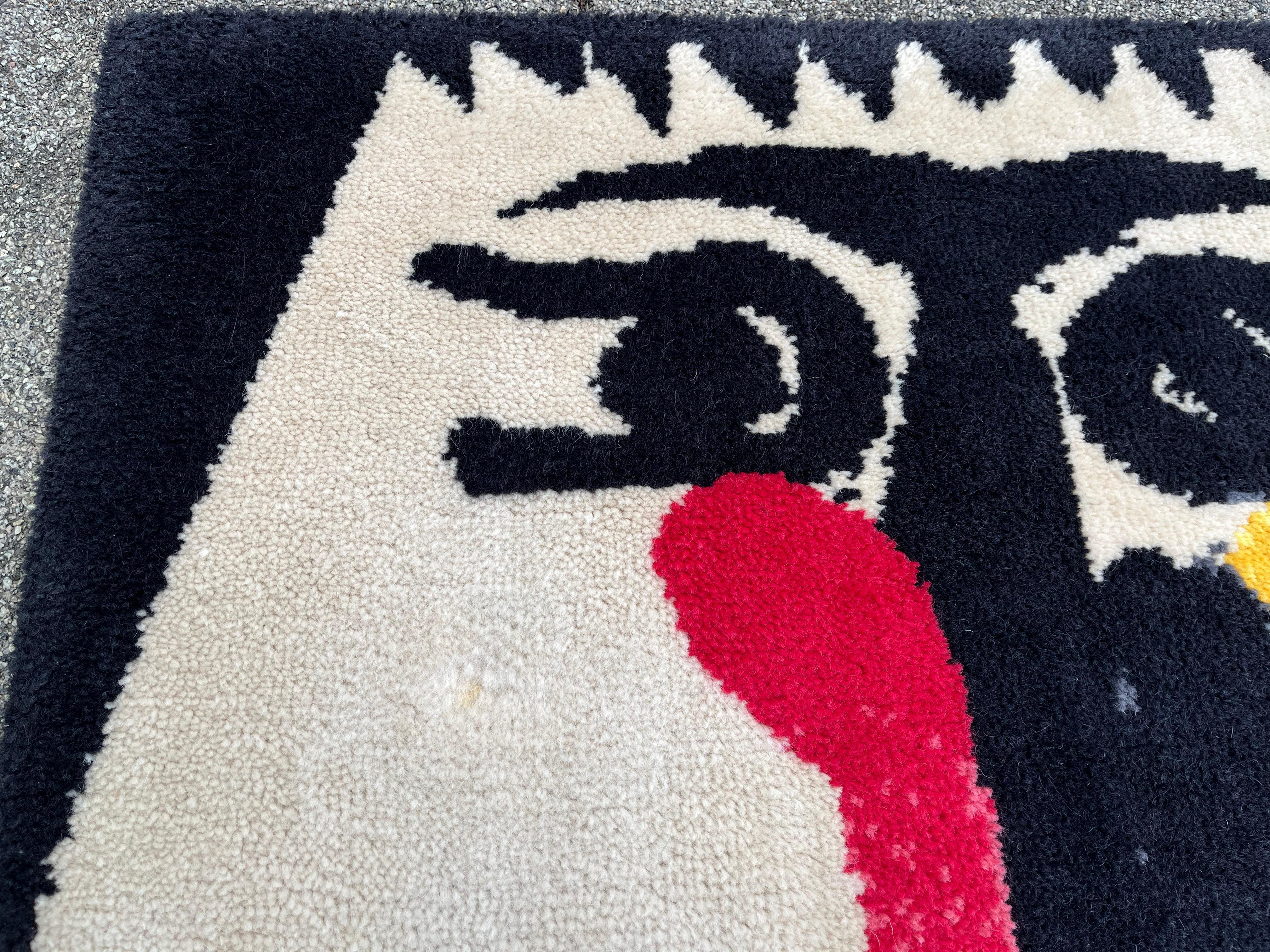 Picasso Wall Rug for Desso Limited Edition In Good Condition For Sale In RÉDING, FR