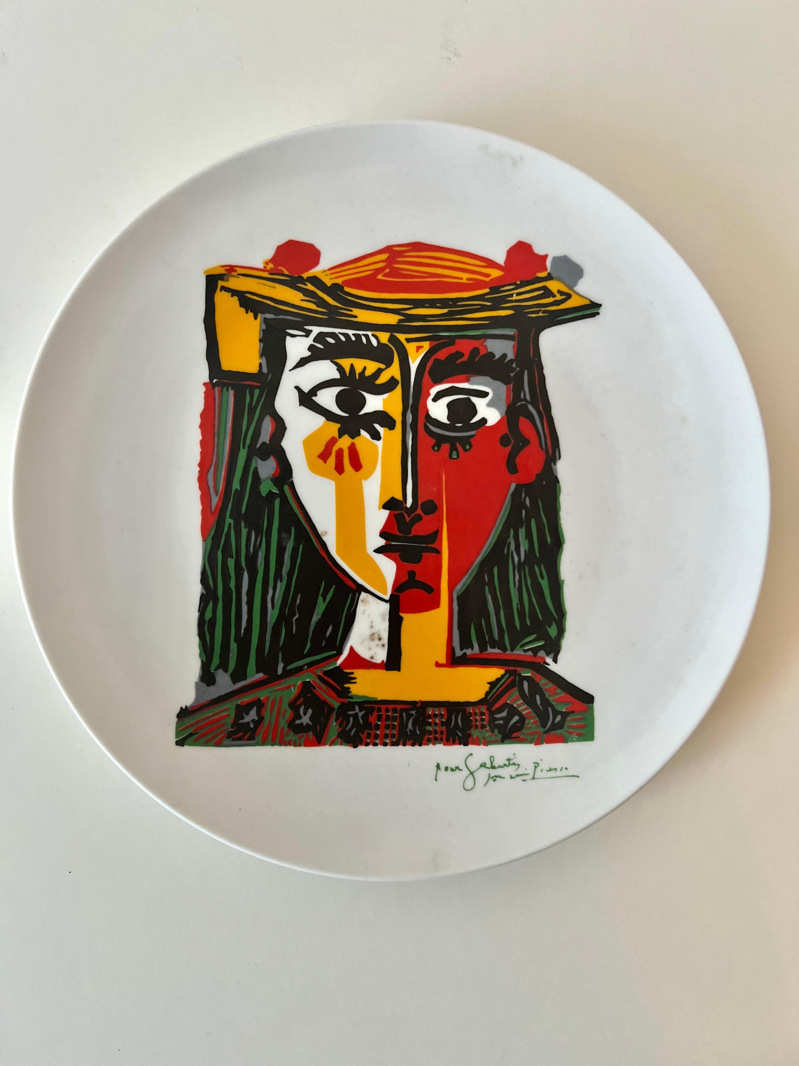 Modern Picasso XL Art Plate