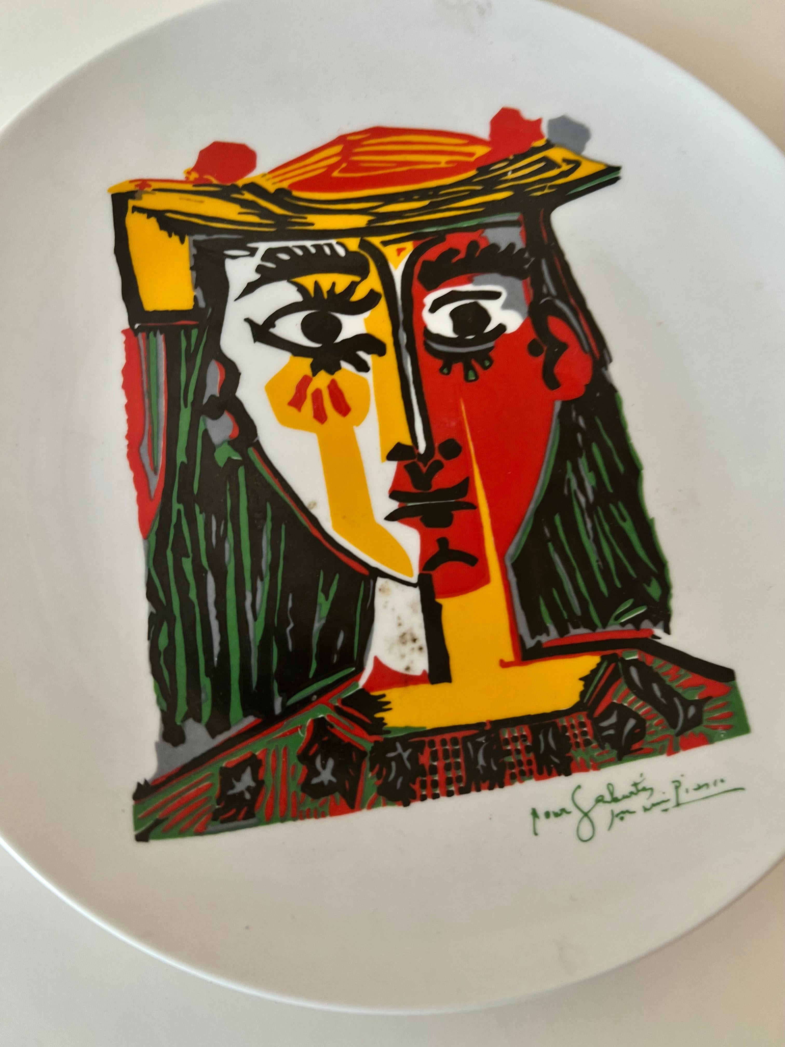 Contemporary Picasso XL Art Plate