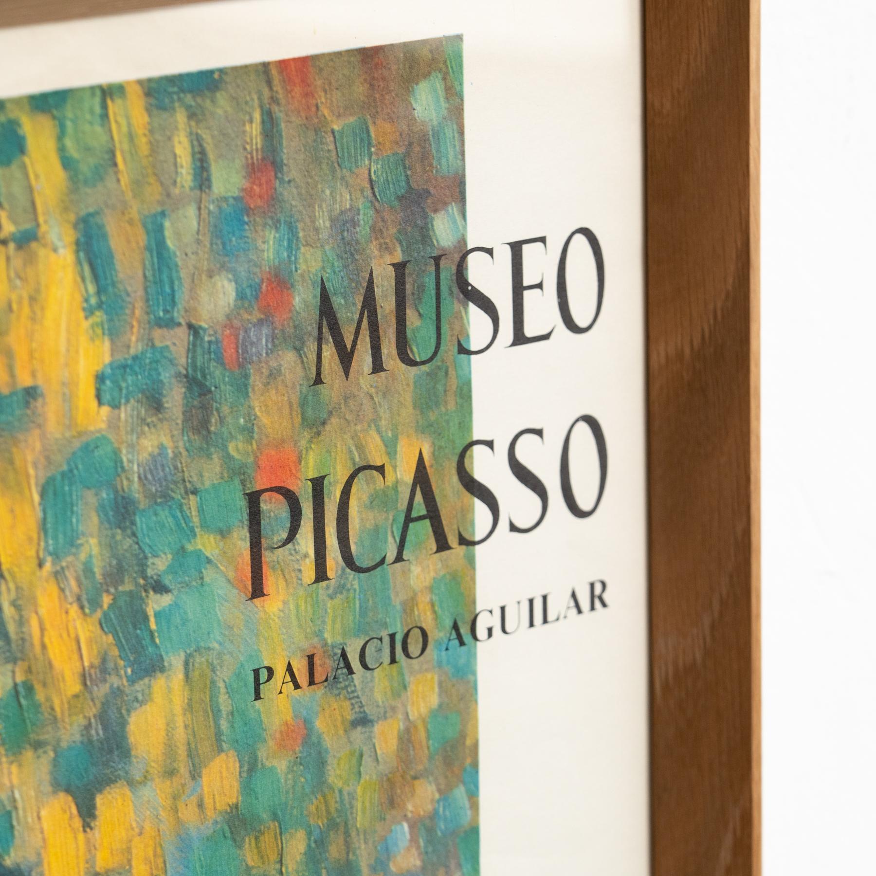 Picassos „L'Attente 1901“: Original gerahmtes Museo Picasso-Poster, 1966 im Angebot 3