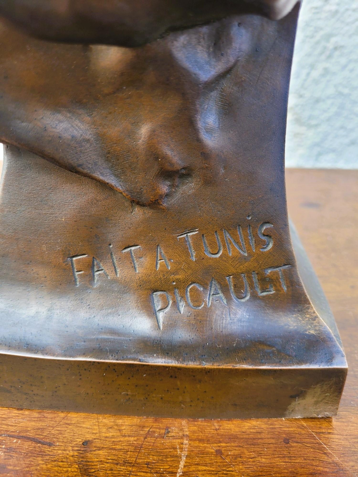 Picault - Dalila, scultura in bronzo firmata, fine XIX secolo in vendita 4