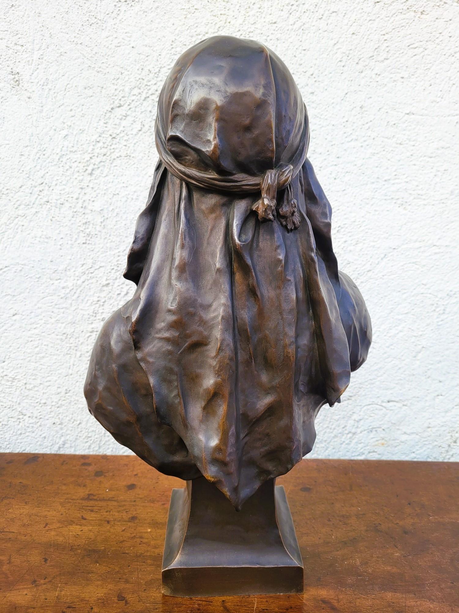 Picault - Dalila, scultura in bronzo firmata, fine XIX secolo in vendita 6