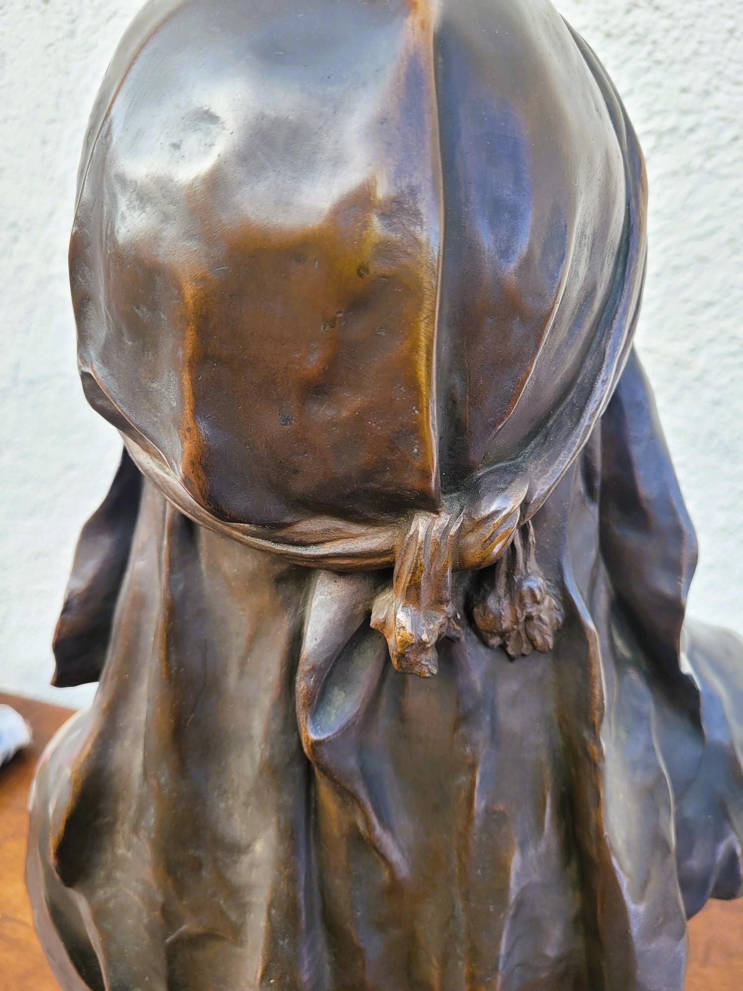 Picault - Dalila, scultura in bronzo firmata, fine XIX secolo in vendita 8