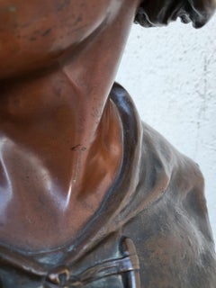Picault - Escholier, Bronze Sculpture, XIXth Century