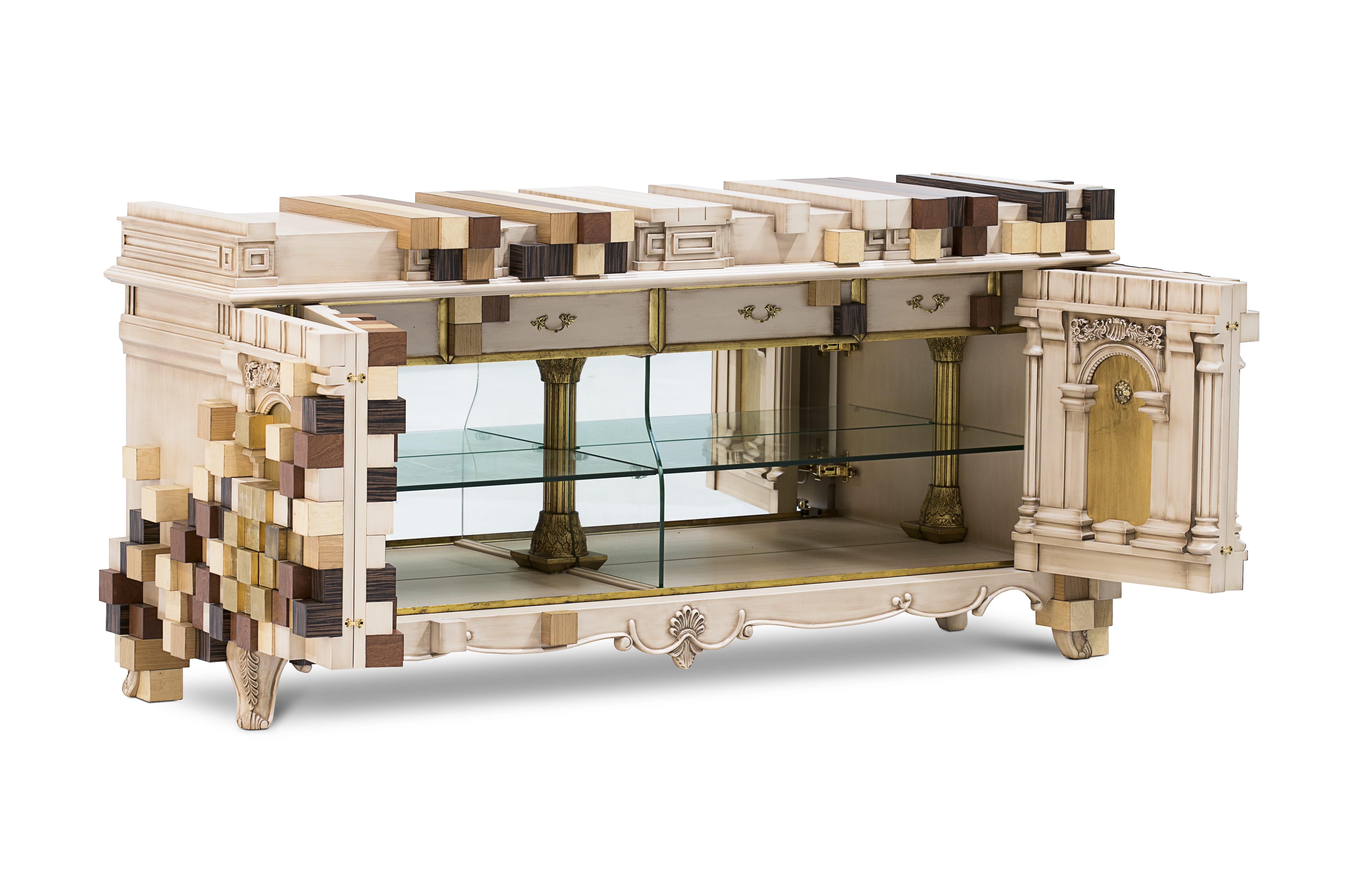 Piccadilly sideboard, another eternal present for you from Boca do Lobo, is an exclusive design piece that combines the dynamism of design with the power of narrative. Piccadilly sideboard is a highly expressive Limited Edition work, a precise