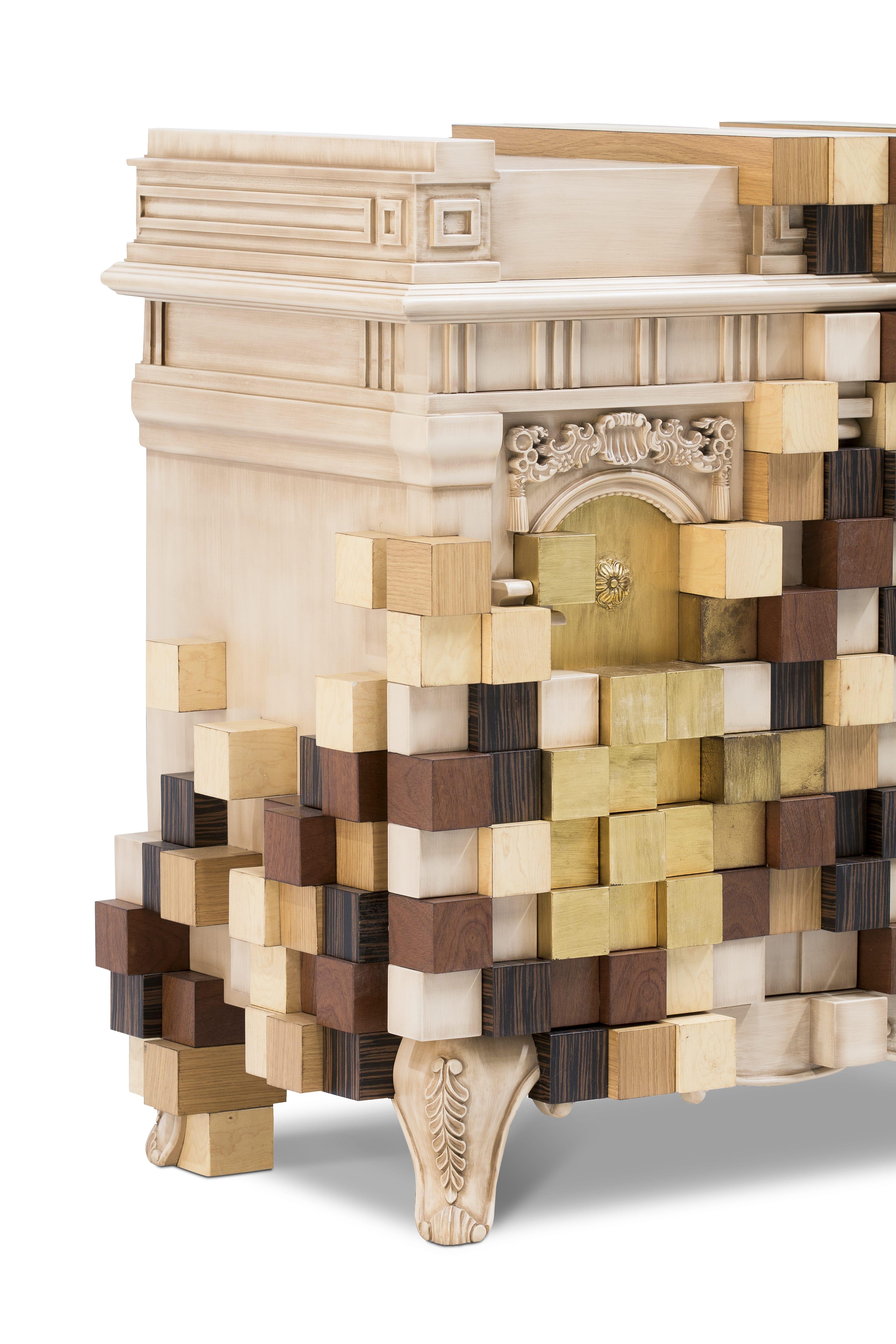 Sideboard „ Piccadilly“ aus Holzfurnier im Angebot 1