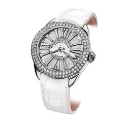 Piccadilly Steel 33 SP Luxury Diamond Watch for Women, Stainless Steel