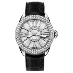 Piccadilly Steel 33 SP Luxury Diamond Watch for Women, Stainless Steel