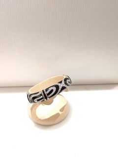 Picchiotti Bracelet tigre en or blanc 18 carats, diamants de 2,77 carats et onyx noir