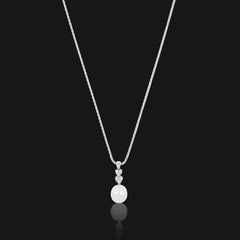 Picchiotti 18 Karat White Gold Pearl Pendant