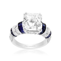 Picchiotti HRD Certified 5.05 Carat Radiant Diamond Engagement Ring