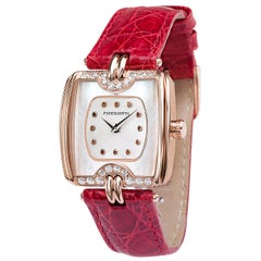 Picchiotti Ladies 18 Karat Rose Gold and Diamond Quartz Wristwatch