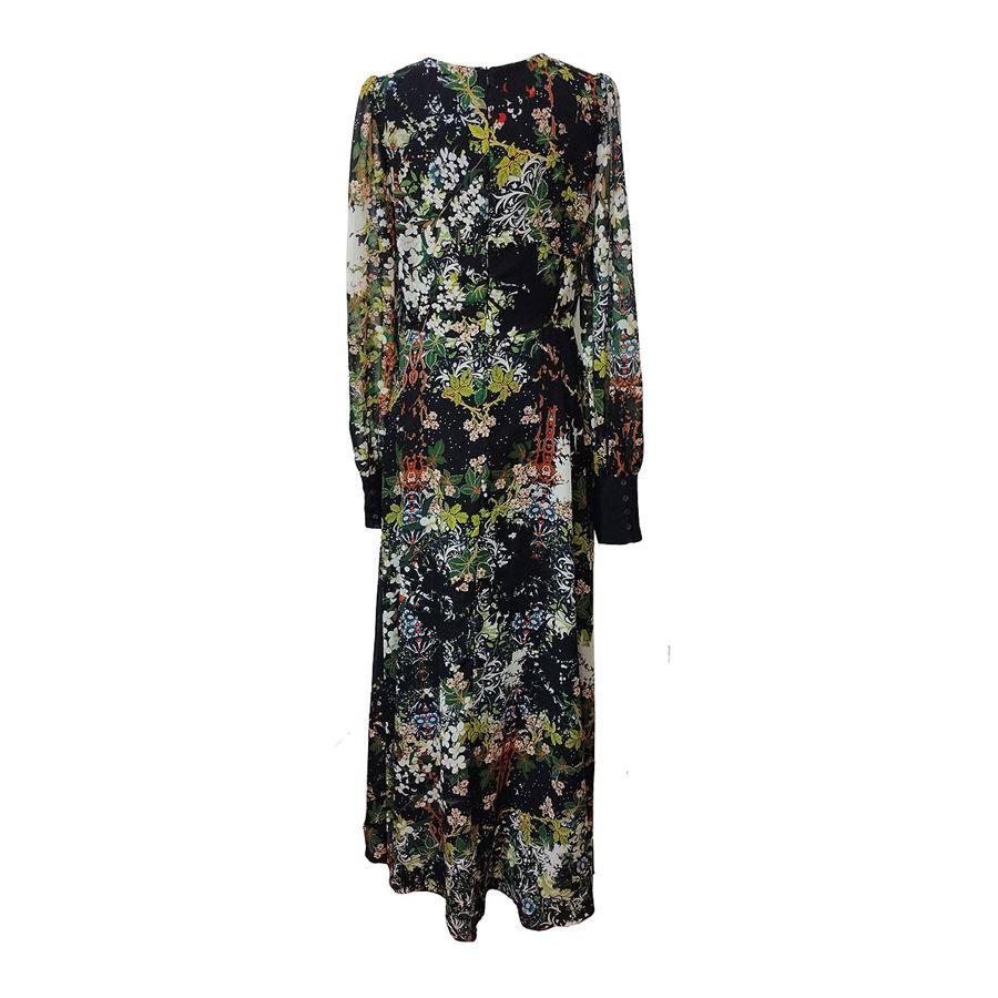 Polyester With undervest Floral pattern Total lenght cm 150 (59 inches) Original price euro 1300