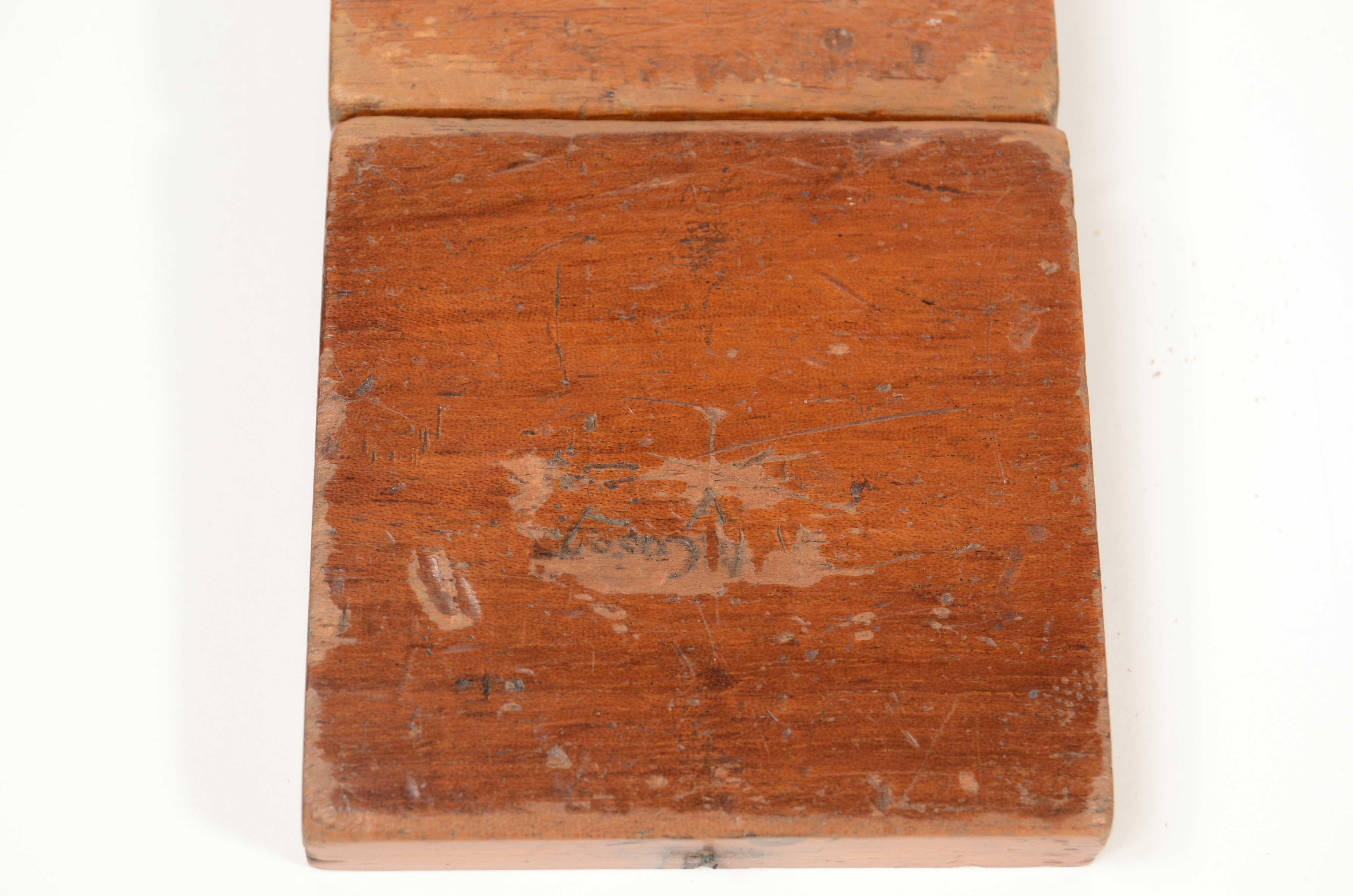 Piccola bussola in mogano e ottone in uso agli ufficiali aviazione inglese 1915 in vendita 4