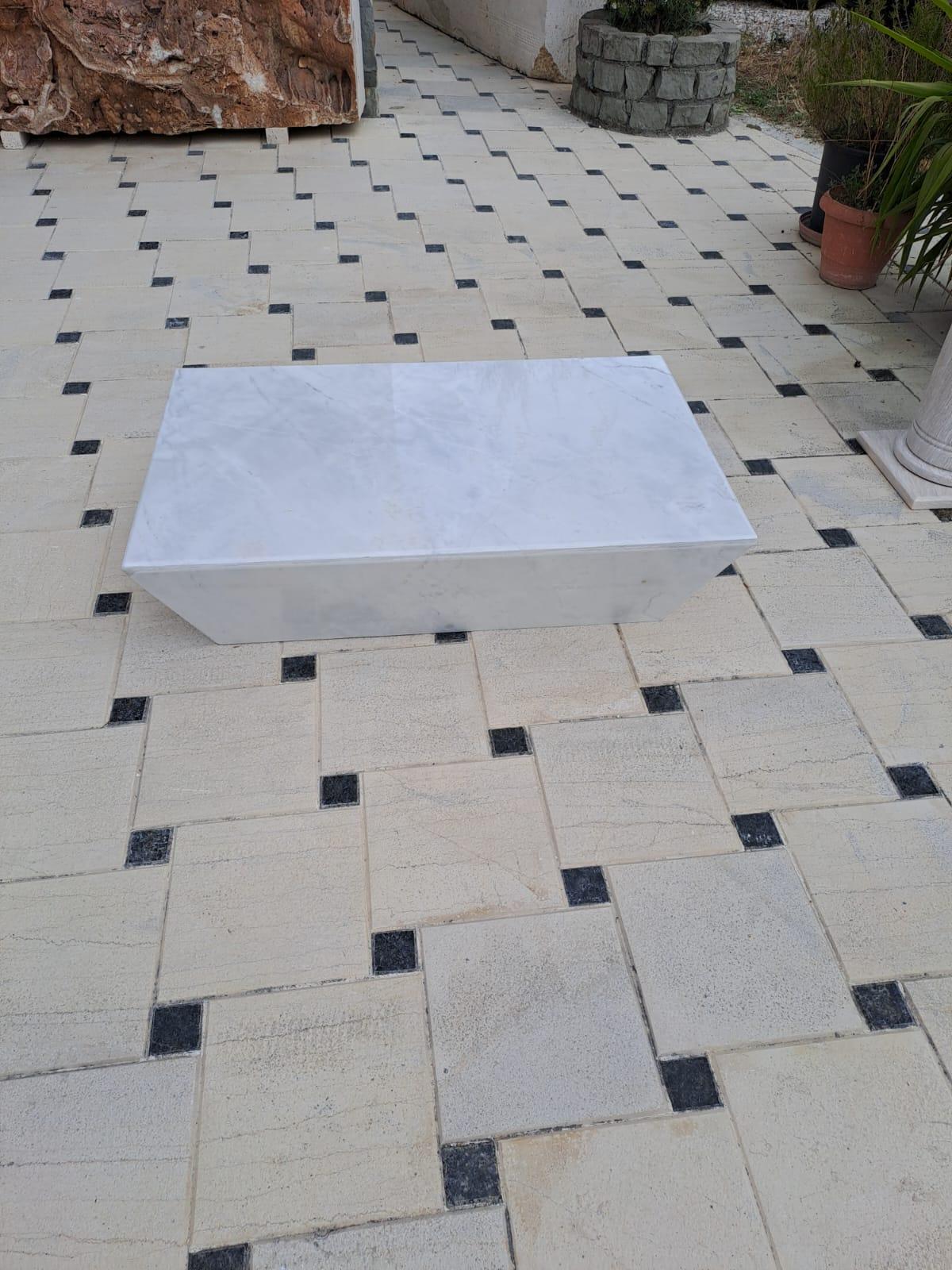 Table basse Piccola Carrara en vente 1