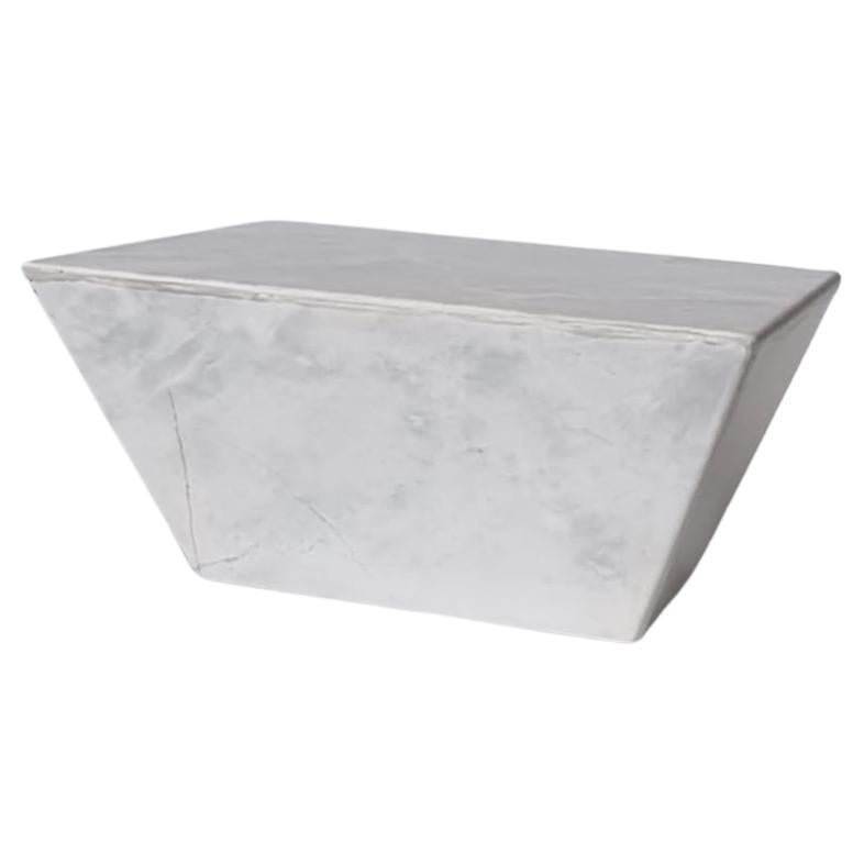 Hand-Crafted Piccola Carrara Coffee Table For Sale