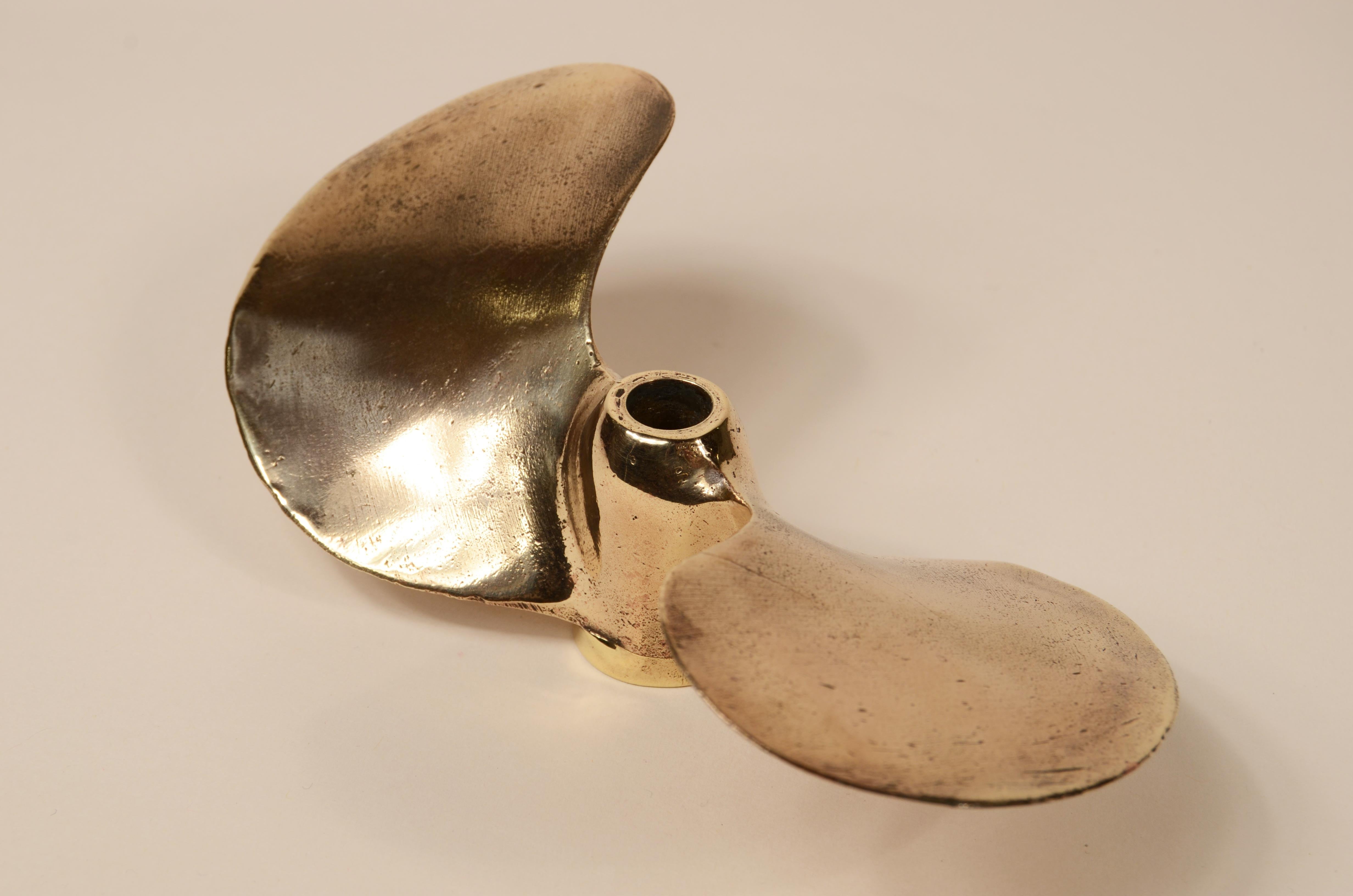 Small propeller  bronze bipalas, British manufacture of the 1930s For Sale 6